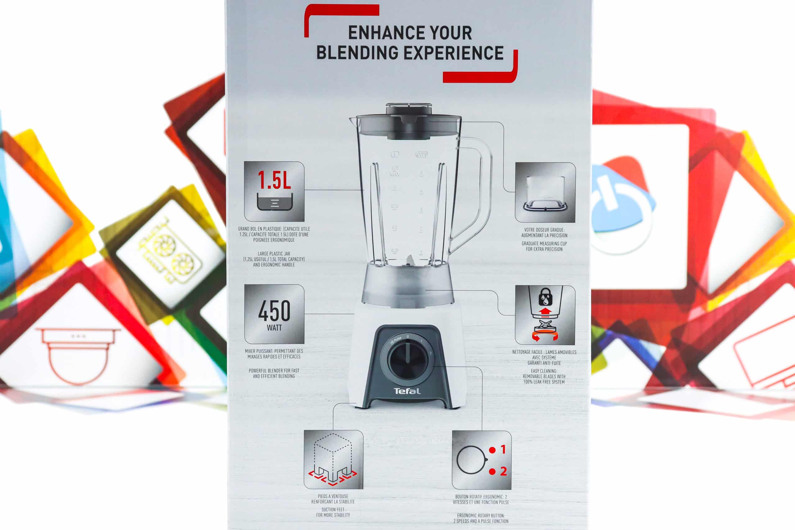 Blender Tefal BL420131 sjeckalica mješalica - Slika 2