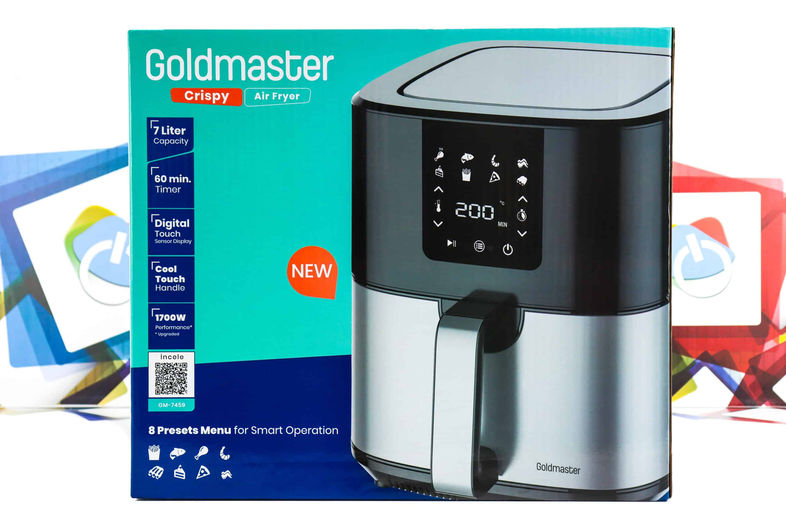 Friteza na vrući zrak Goldmaster GM-7459 Air fryer 7l