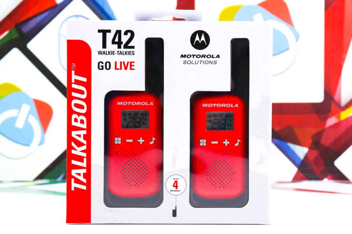 Voki toki Motorola Talkabout T42 radio stanice crvena