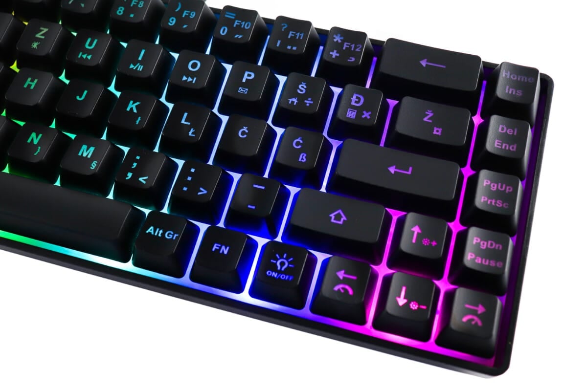 Gaming tipkovnica White Shark Ronin LED RGB crna - Slika 5