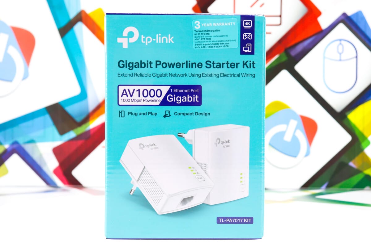 Powerline TP-Link TL-PA7017 Gigabit AV 1000 Starter Kit
