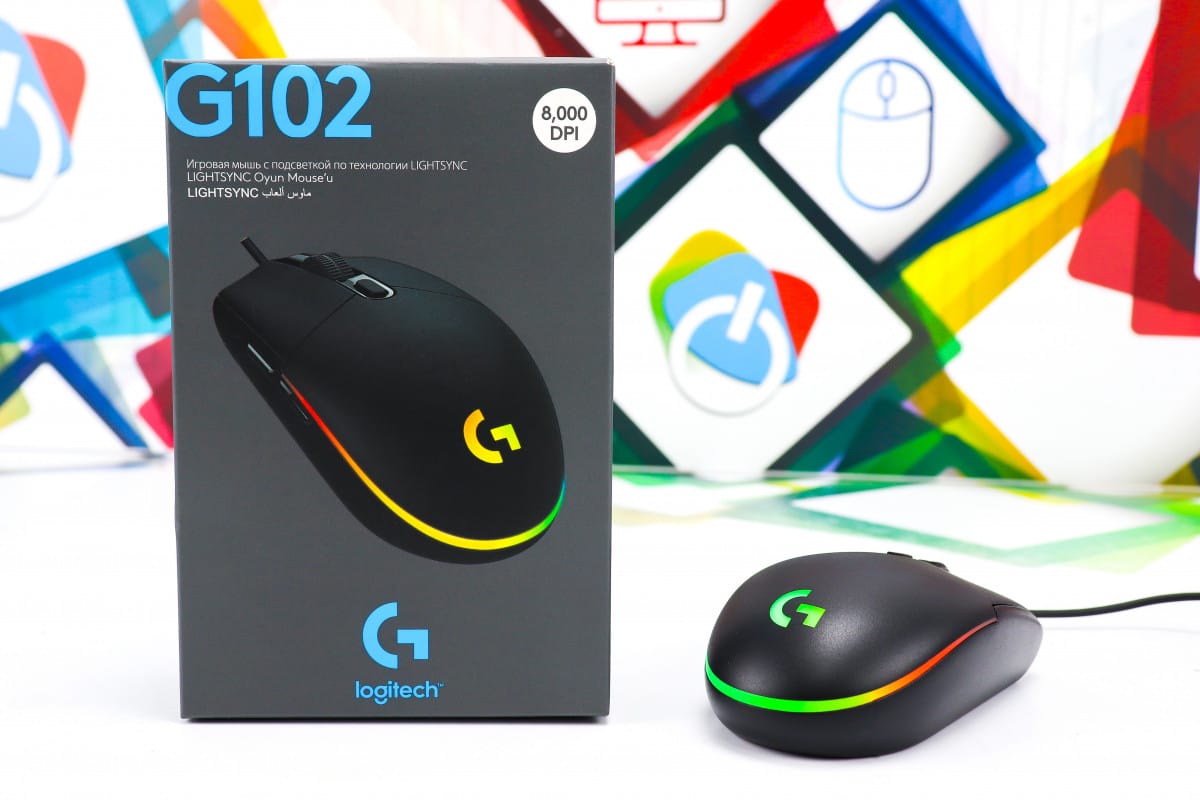 Miš Logitech LightSync G102 8000dpi RGB LED crni