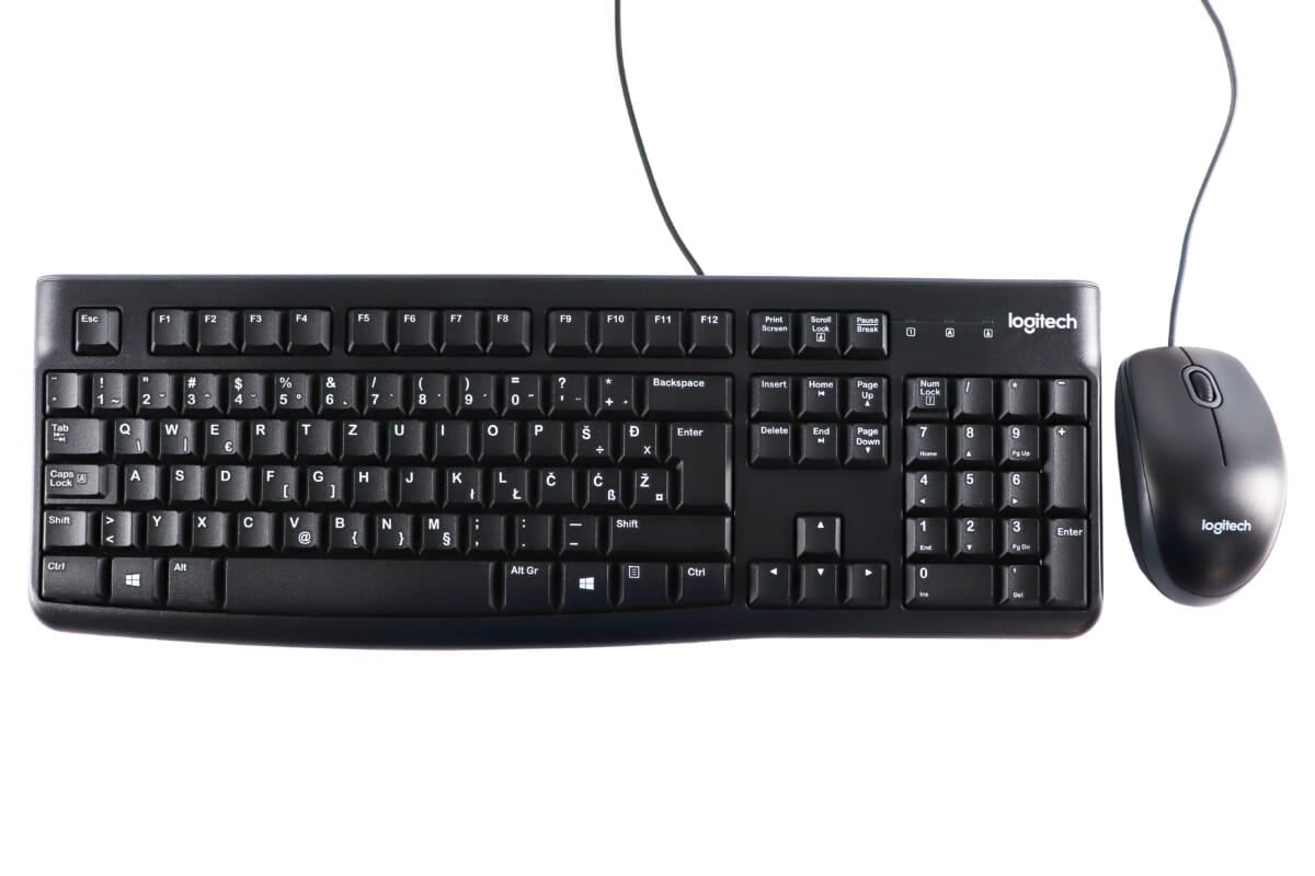 Tipkovnica i miš žičani set Logitech MK120 - Slika 2