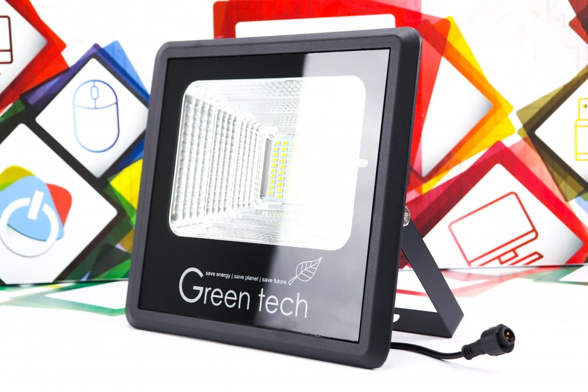 LED solarni reflektor 60W Green Tech SLF-60W-CW IP 65 - Slika 6