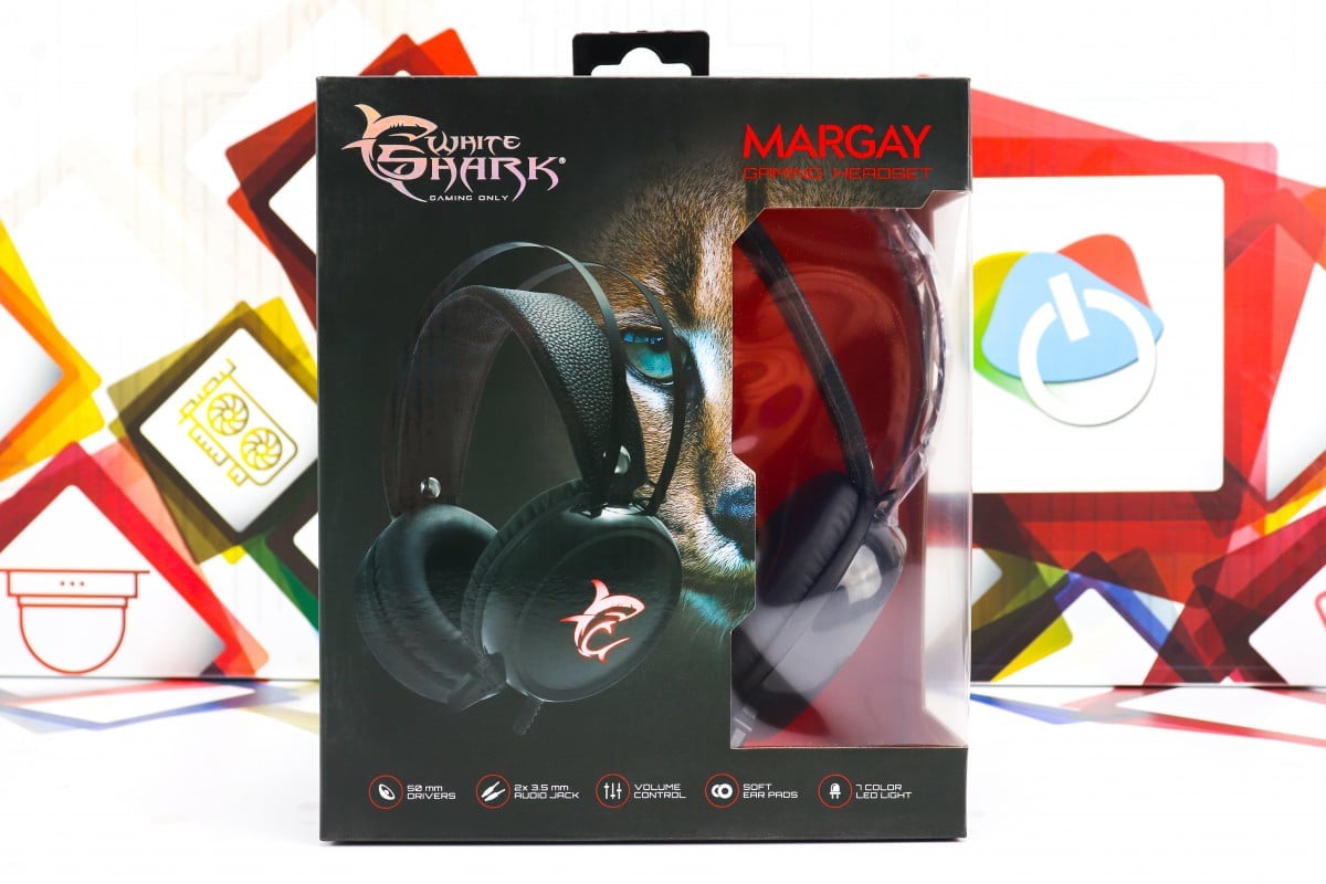 Gaming slušalice White Shark Margay LED RGB