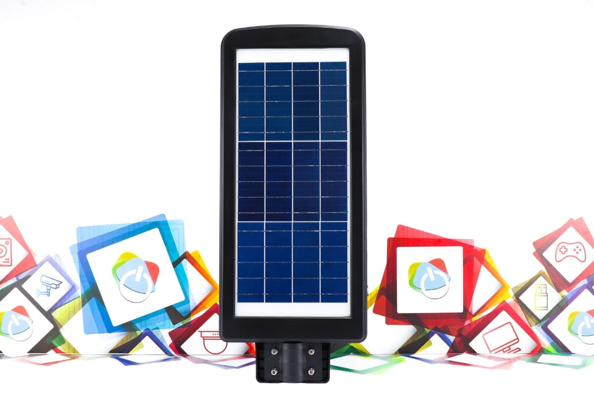 LED solarna ulična rasvjeta GreenTech SLX-80W-CW 80W - Slika 6