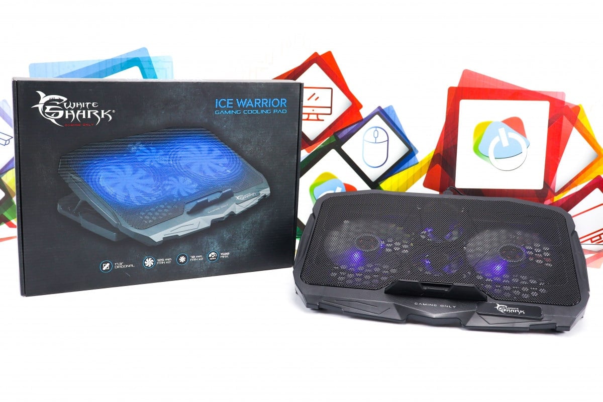Hladnjak za laptop White Shark Ice Warrior do 17,3''