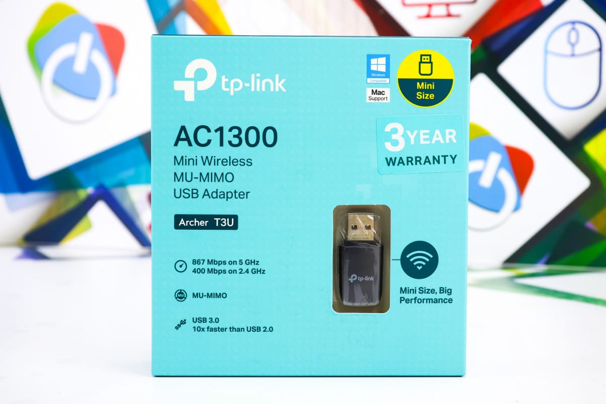 Wireless Mini USB Adapter TP-link AC1300 Archer T3U