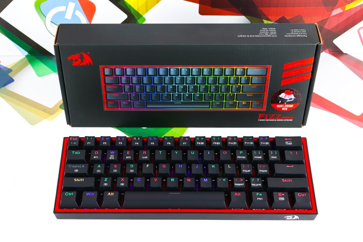 Gaming bežična tipkovnica ReDragon Fizz Pro mehanička