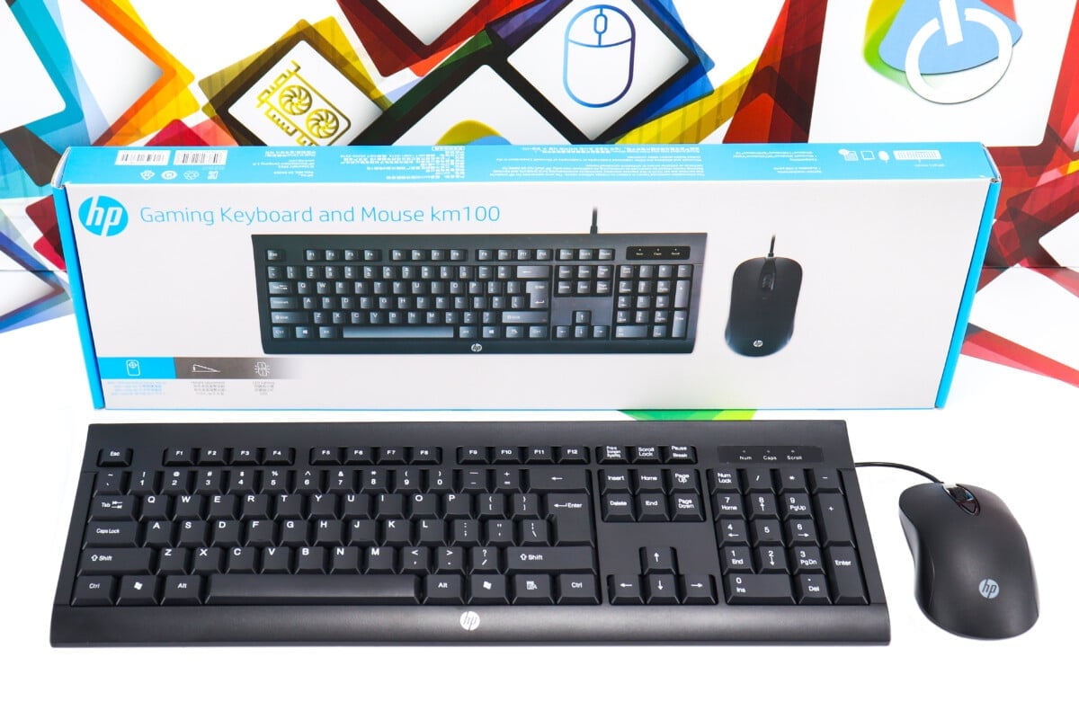 Tipkovnica i miš žičani set HP km100