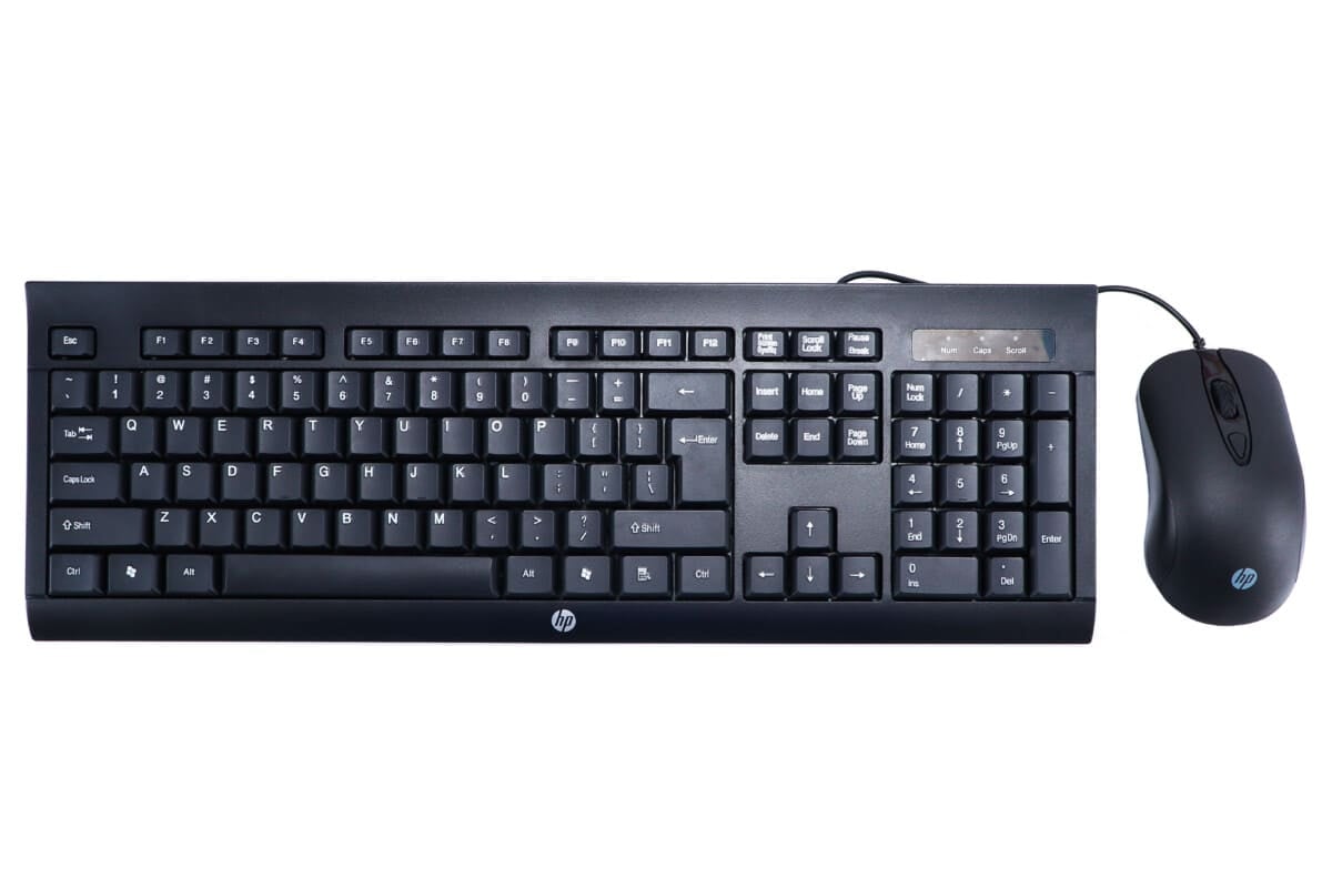 Tipkovnica i miš žičani set HP km100 - Slika 2