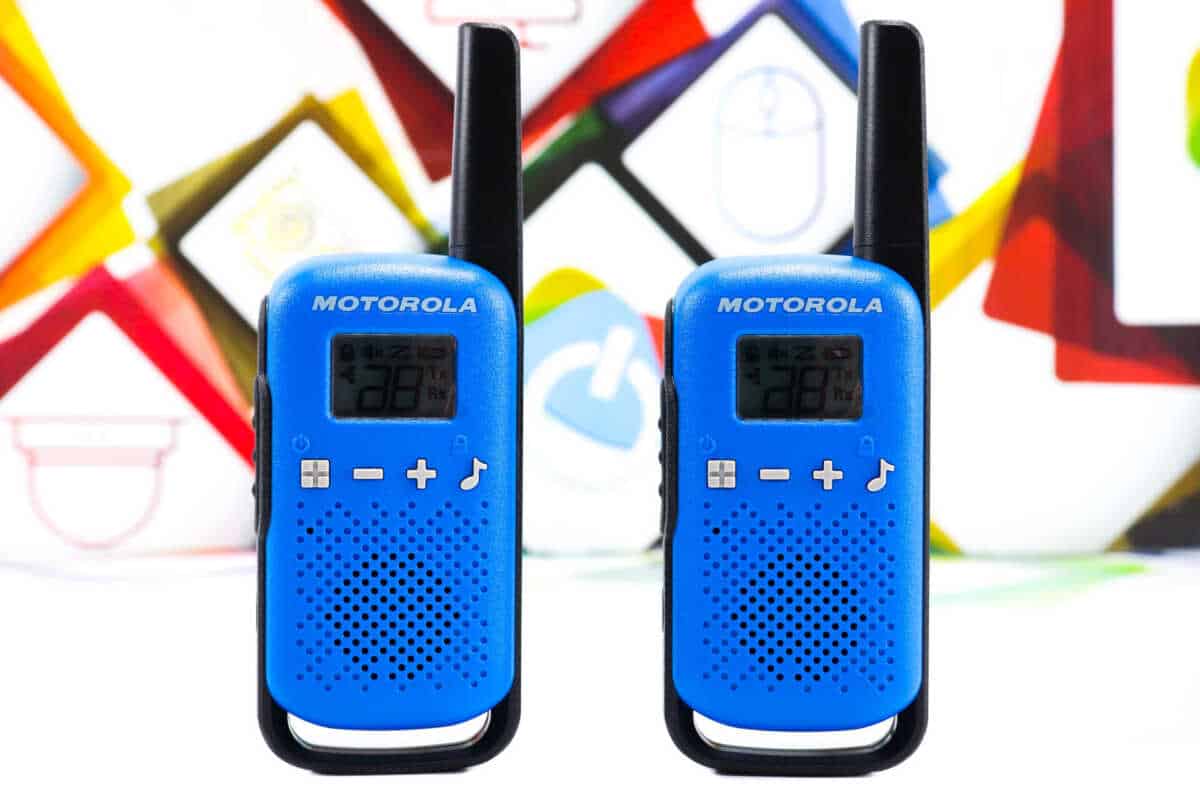 Voki toki Motorola Talkabout T42 radio stanice crvena - Slika 2