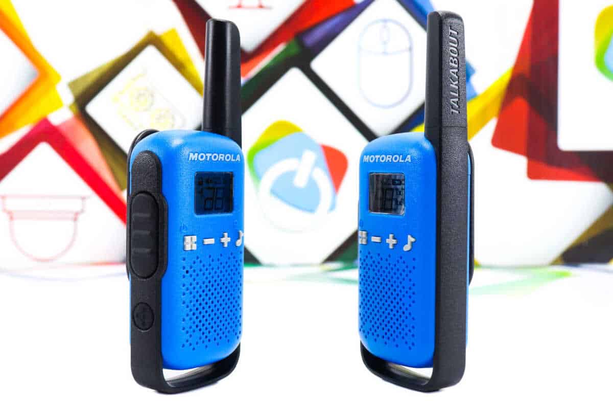 Voki toki Motorola Talkabout T42 radio stanice crvena - Slika 3