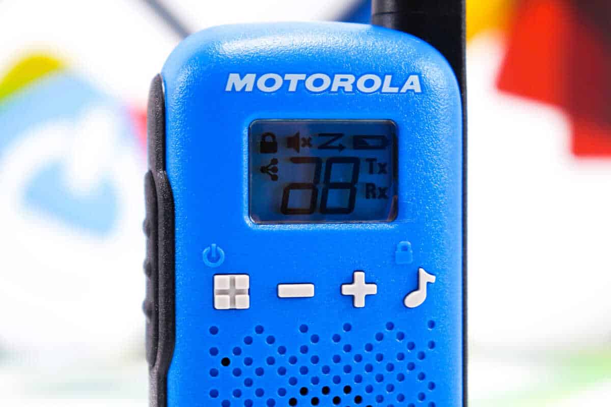 Voki toki Motorola Talkabout T42 radio stanice crvena - Slika 5