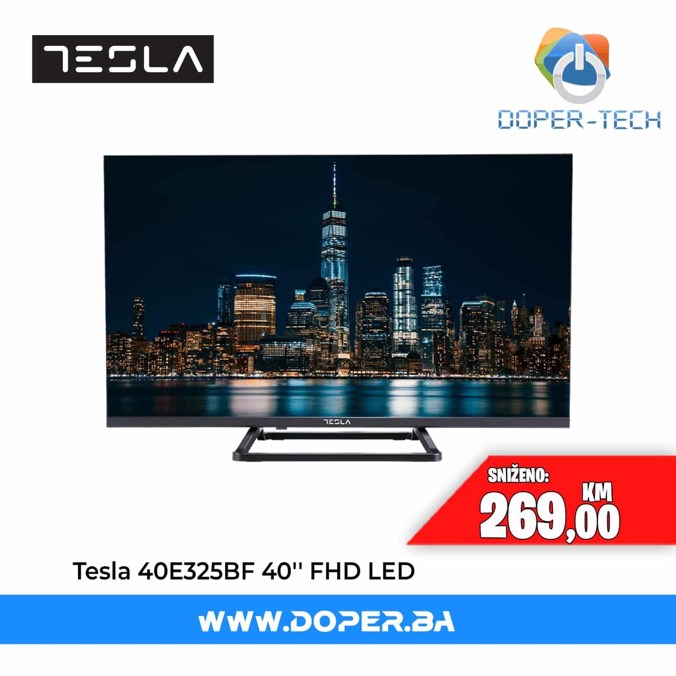 TV Tesla 40E325BF 40'' FHD