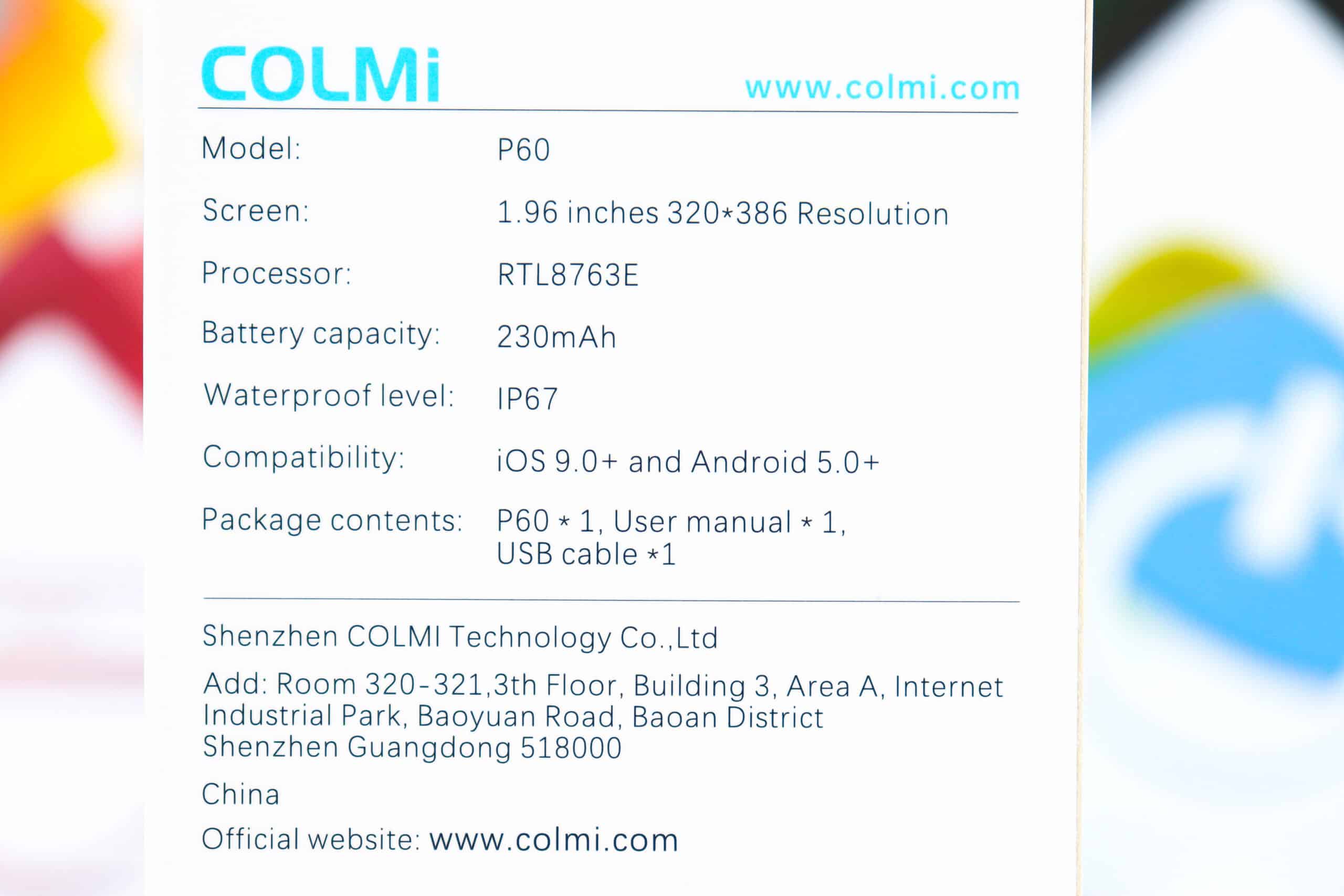 Smartwatch Colmi p60 pametni sat plavi - Slika 6