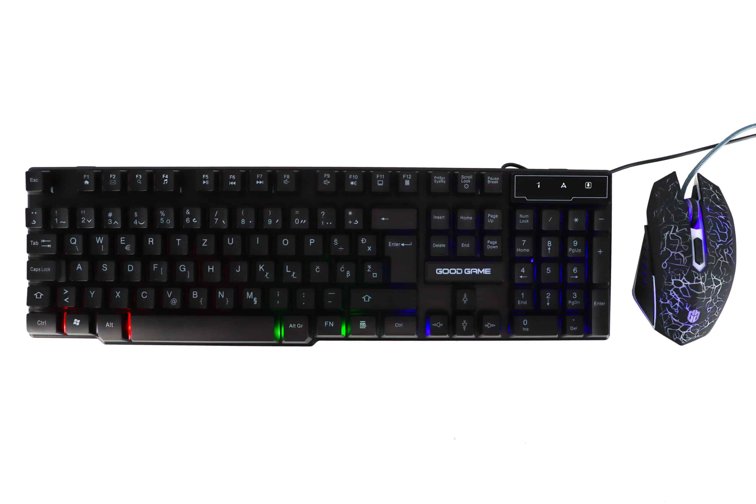 Gaming set tipkovnica i miš Gigatech DeathBlade Set 2u1 - Slika 2