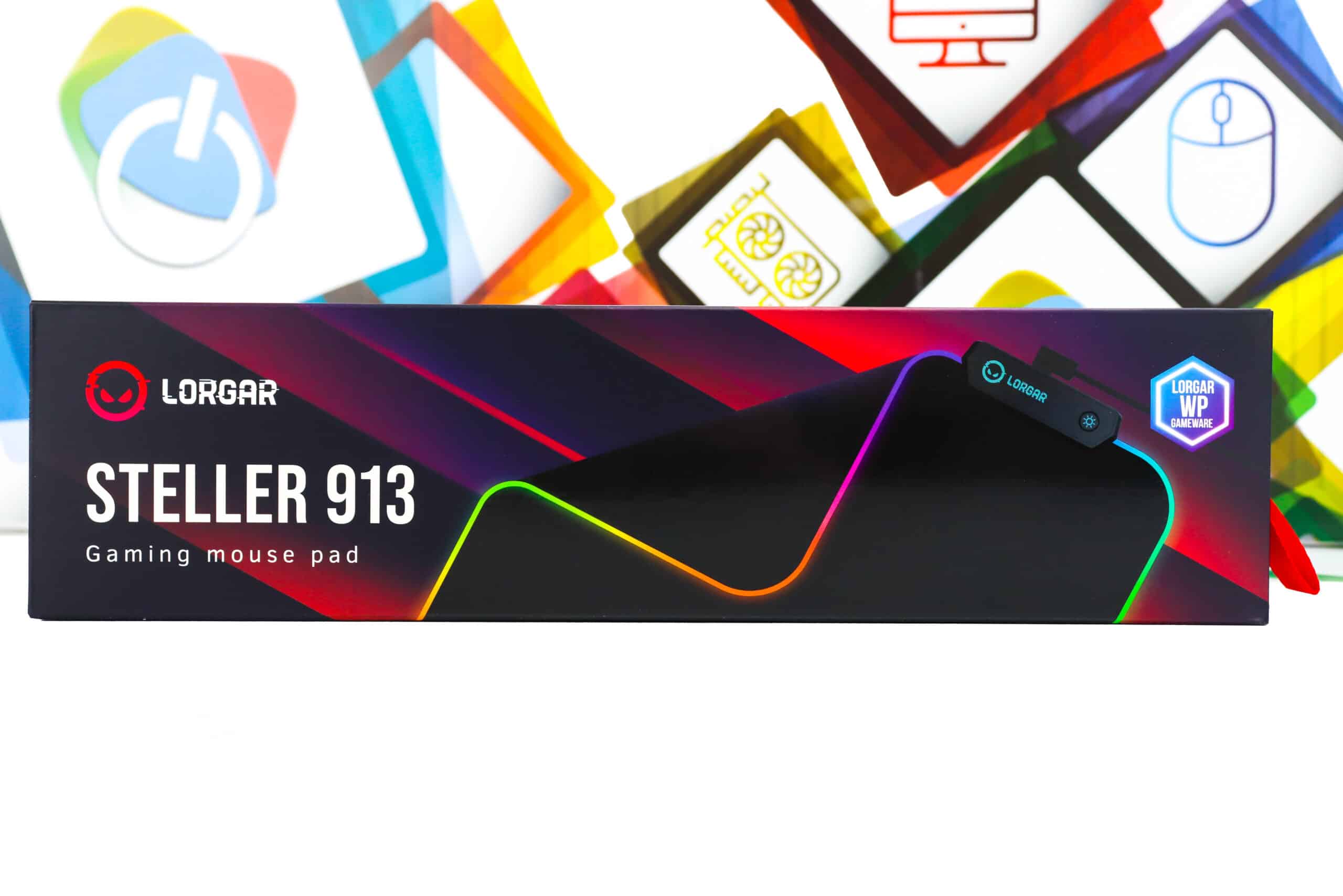 Gaming podloga za miš Lorgar Steller 913 M RGB 36x30cm - Slika 4