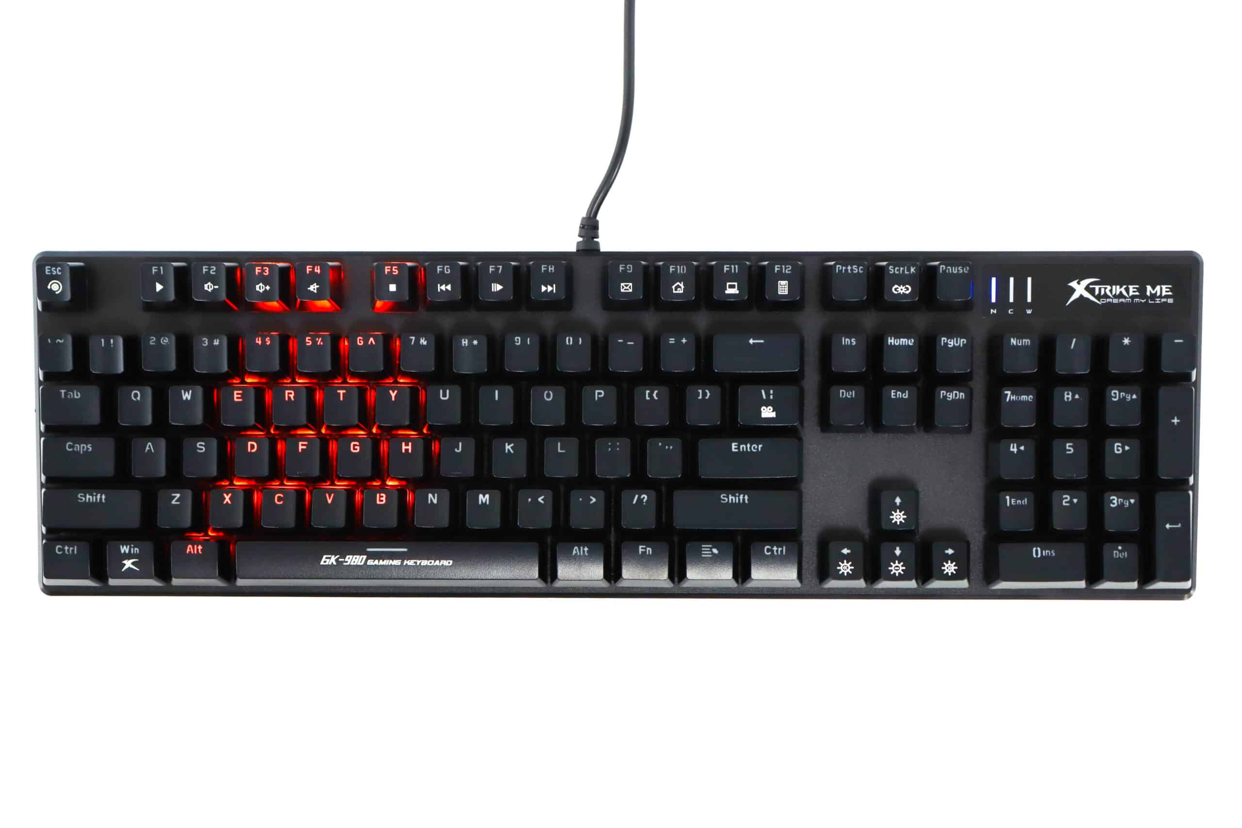 Gaming tipkovnica Xtrike Me Rainbow GK-980 mehanička Blue Switch - Slika 3
