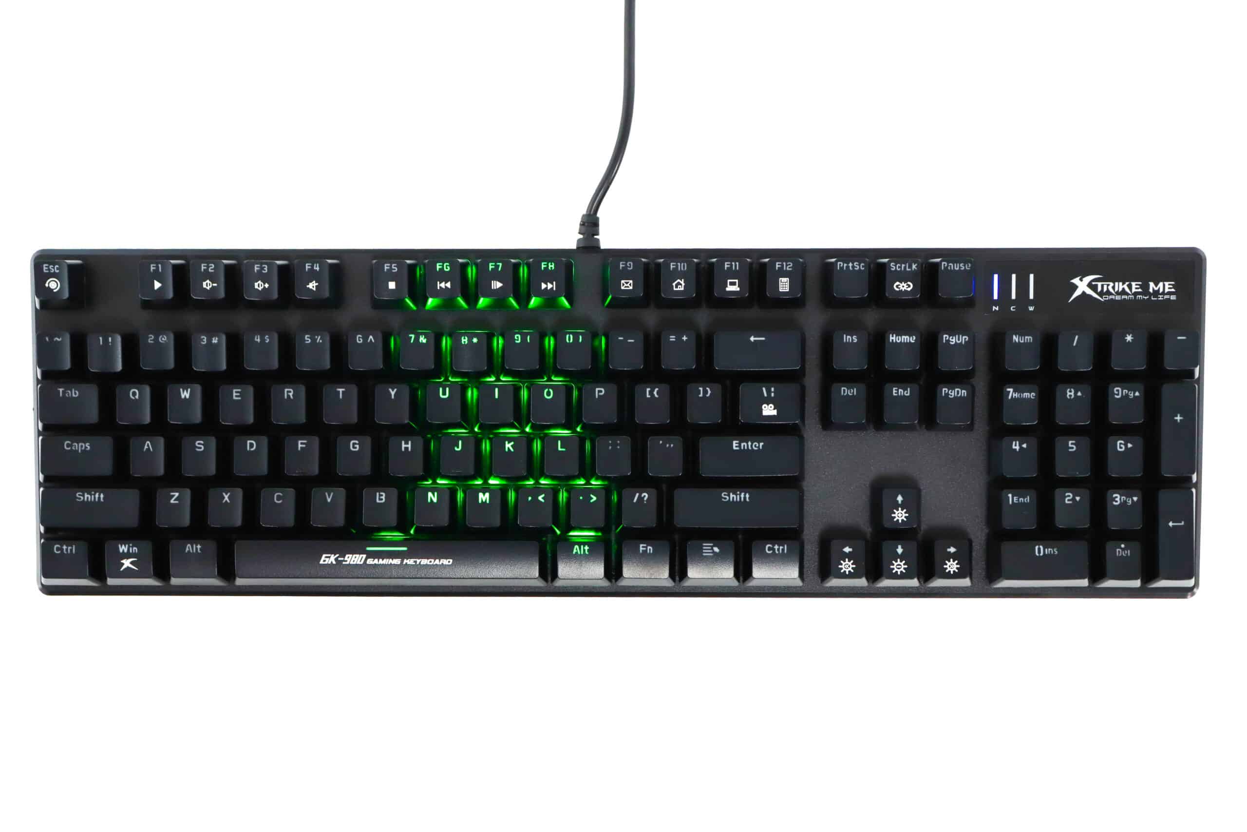Gaming tipkovnica Xtrike Me Rainbow GK-980 mehanička Blue Switch - Slika 4