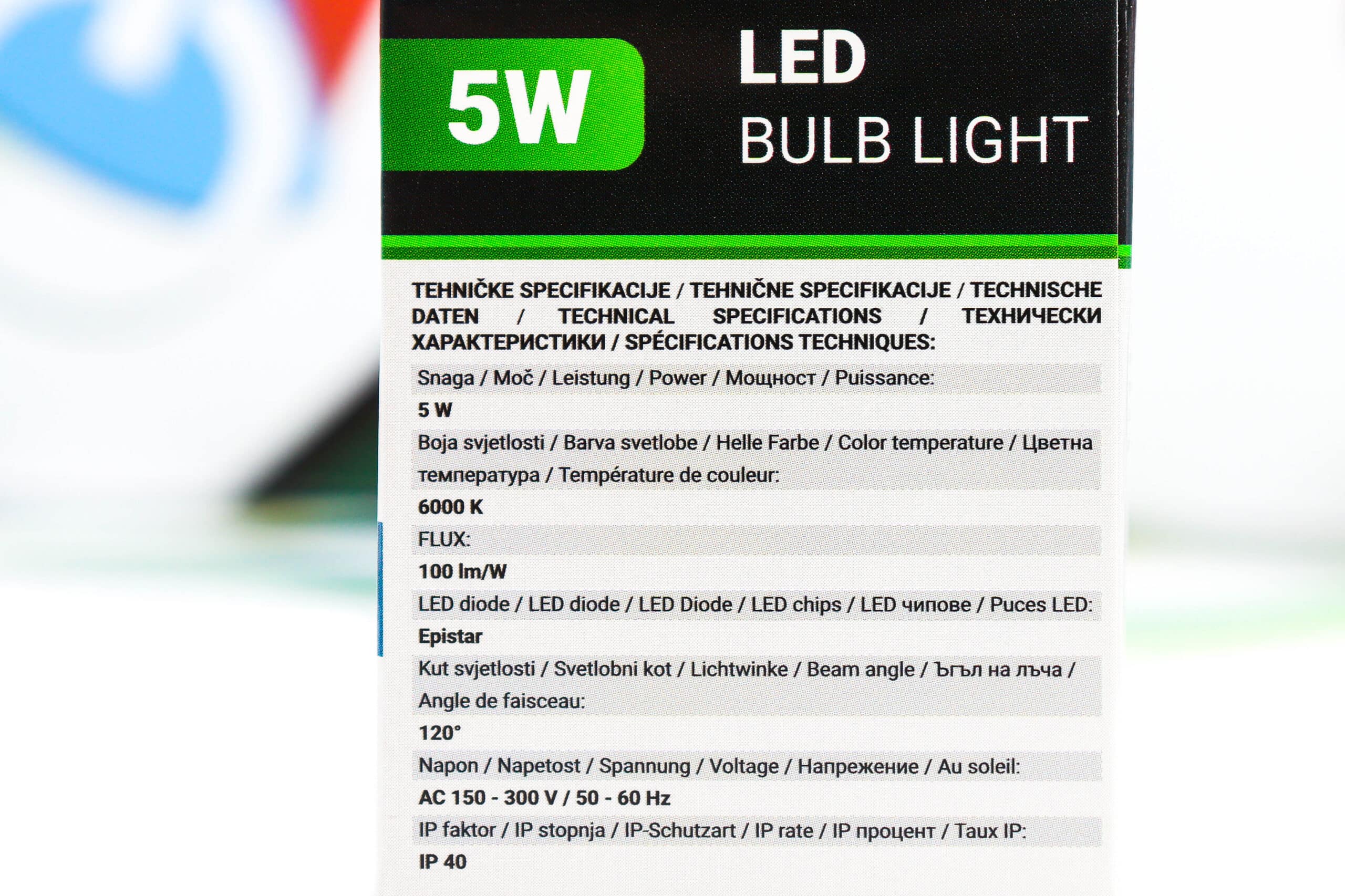 LED sijalica Green Tech LB-2408 5W GU10 100lm 6000K - Slika 2