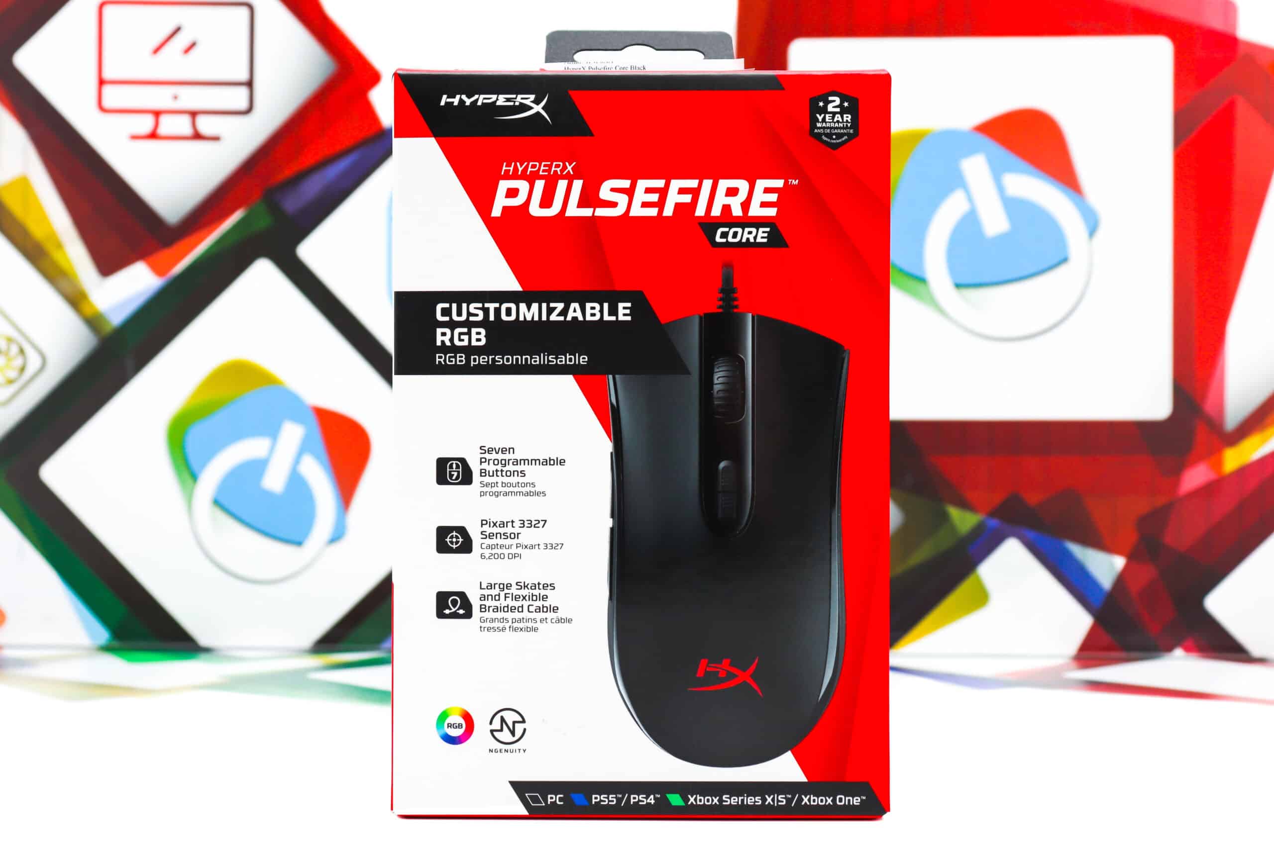 Gaming miš HyperX Pulsefire Core 6200dpi