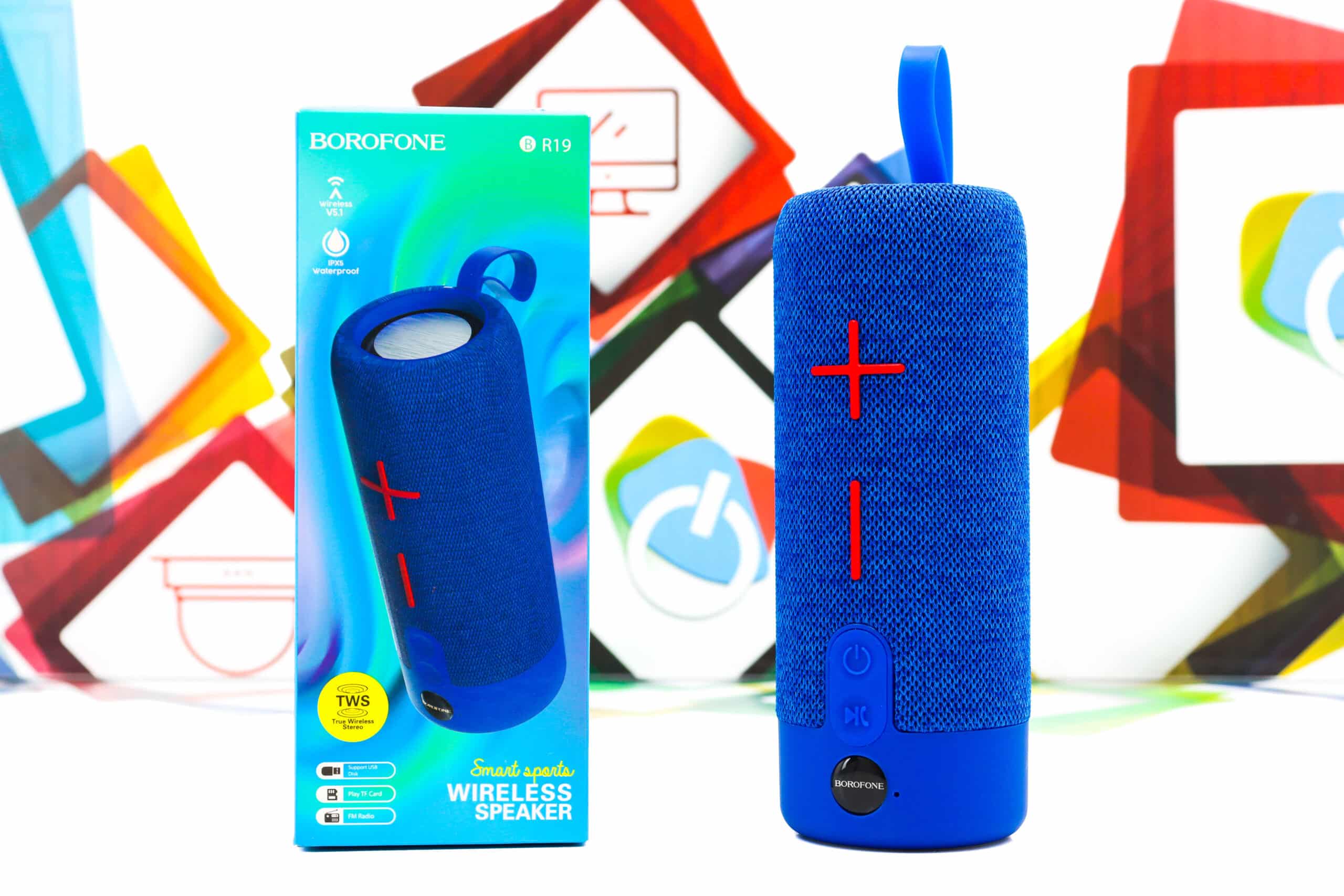 Bluetooth zvučnik Borofone BR19 bežični Wifi 10W plavi