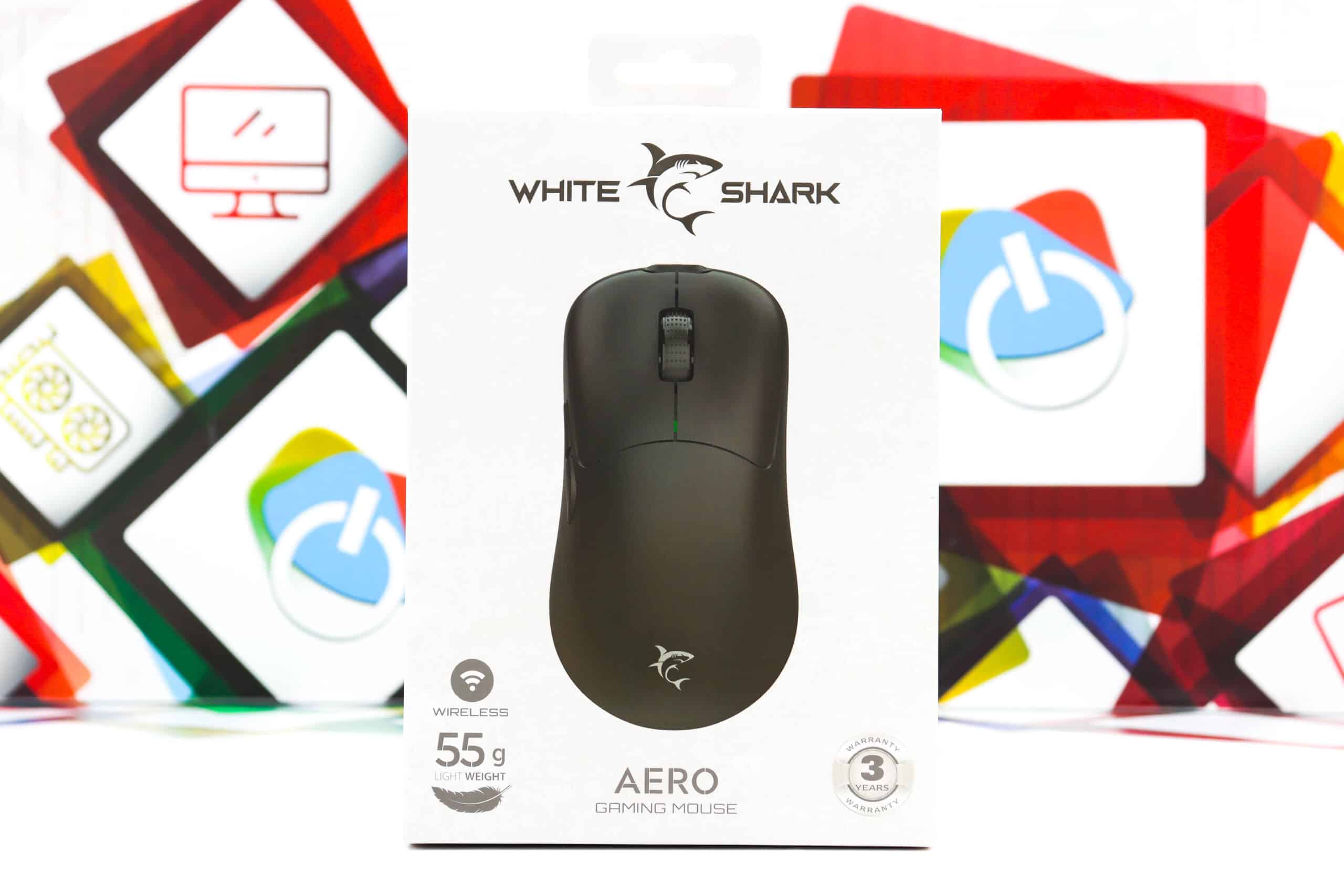 Gaming miš White Shark Aero WGM-5015 bežični crni WiFi