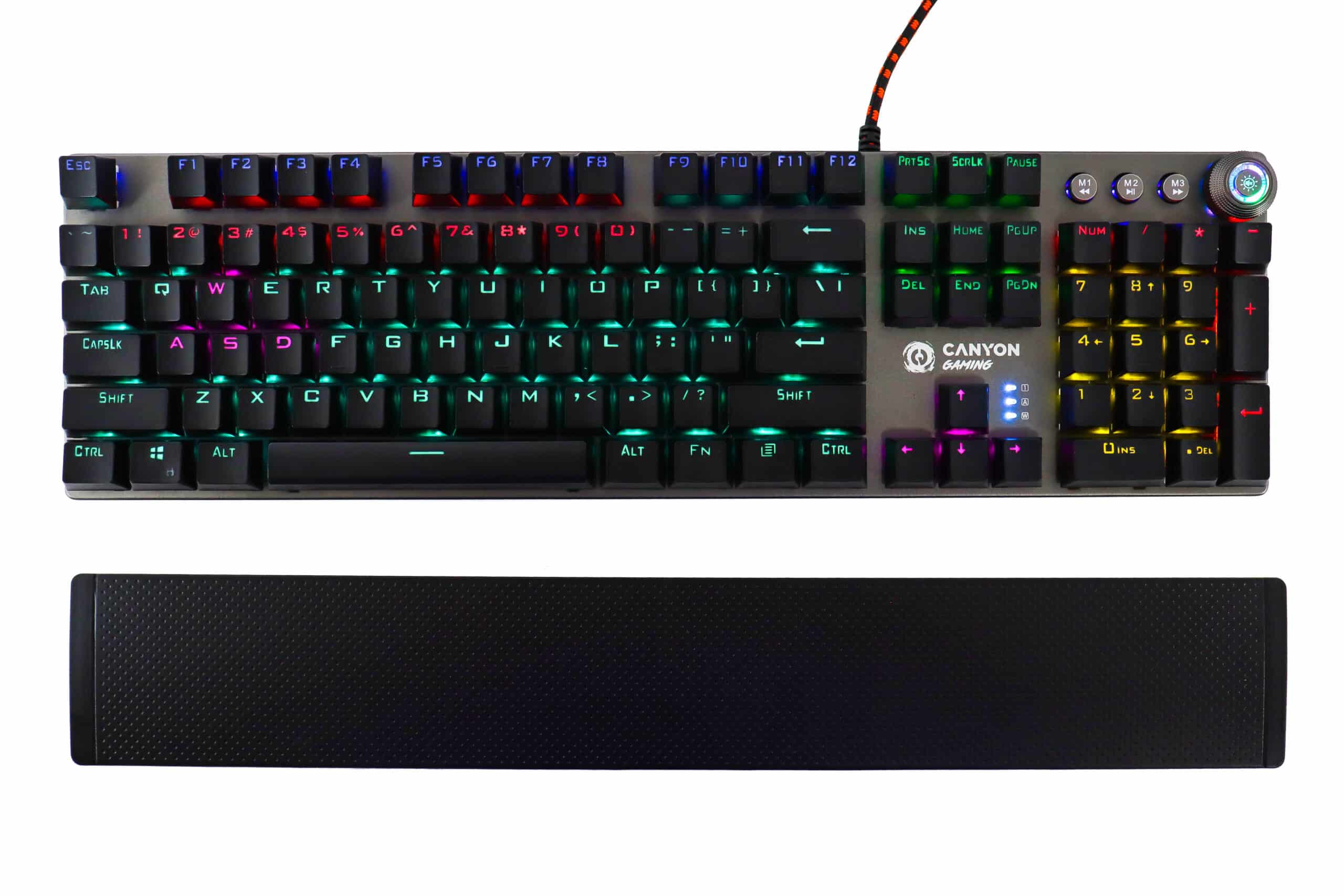 Gaming tipkovnica Canyon Nightfall GK-7 RGB mehanička - Slika 3