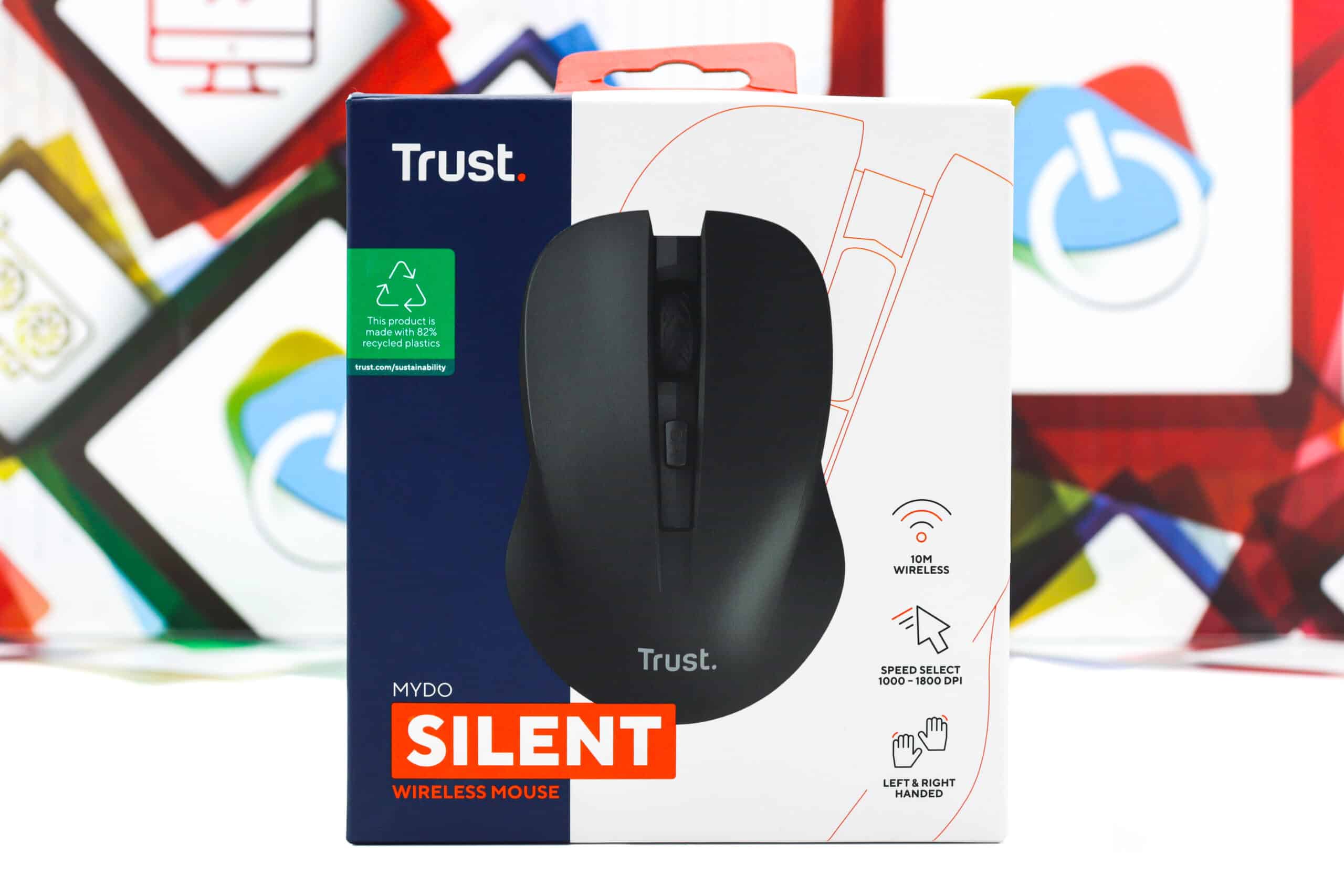 Miš bežični Trust Mydo Silent 25084 1800dpi crni