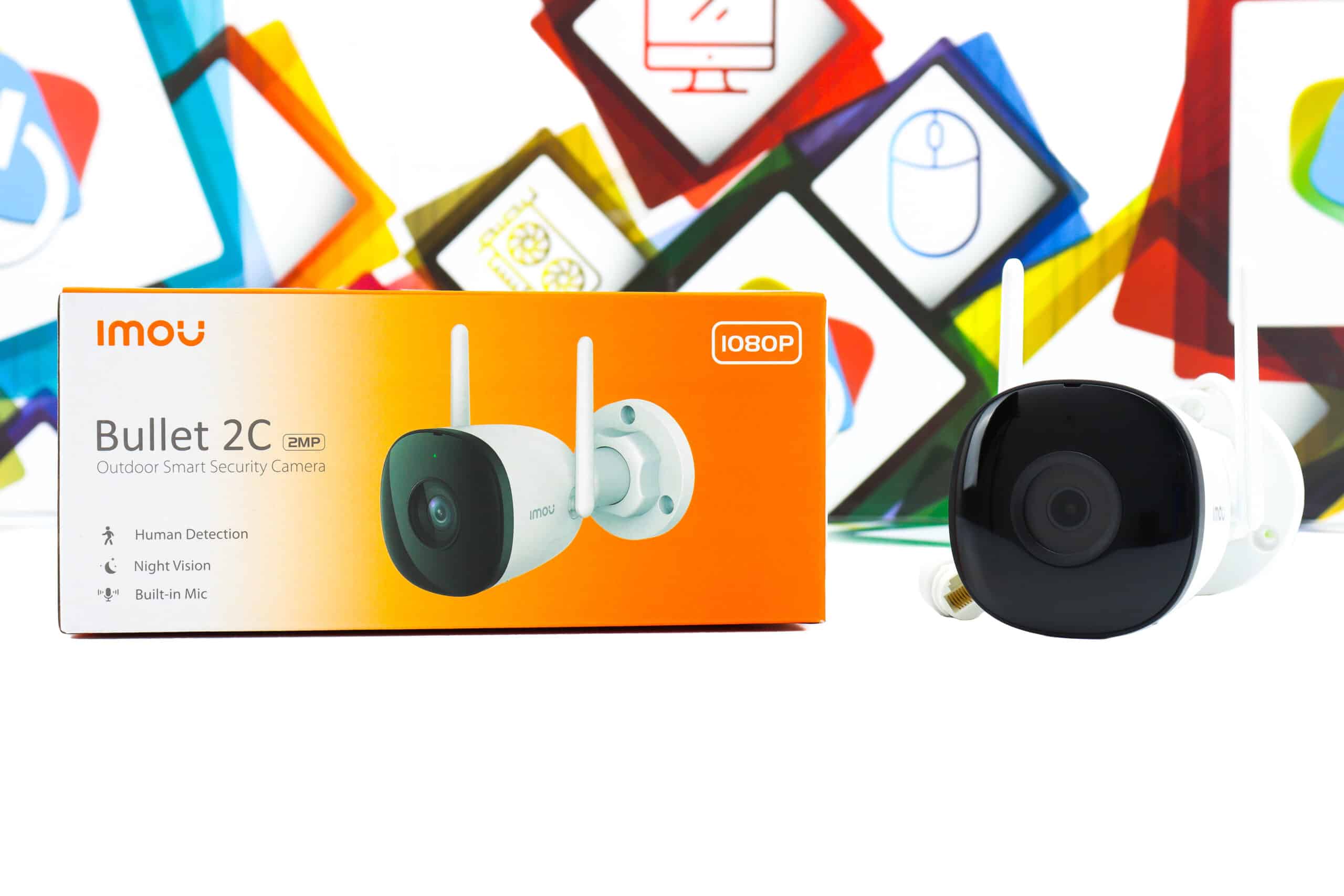 Nadzorna kamera IMOU Bullet 2C IPC-F22P 2.0MP FHD WiFi 2,8mm