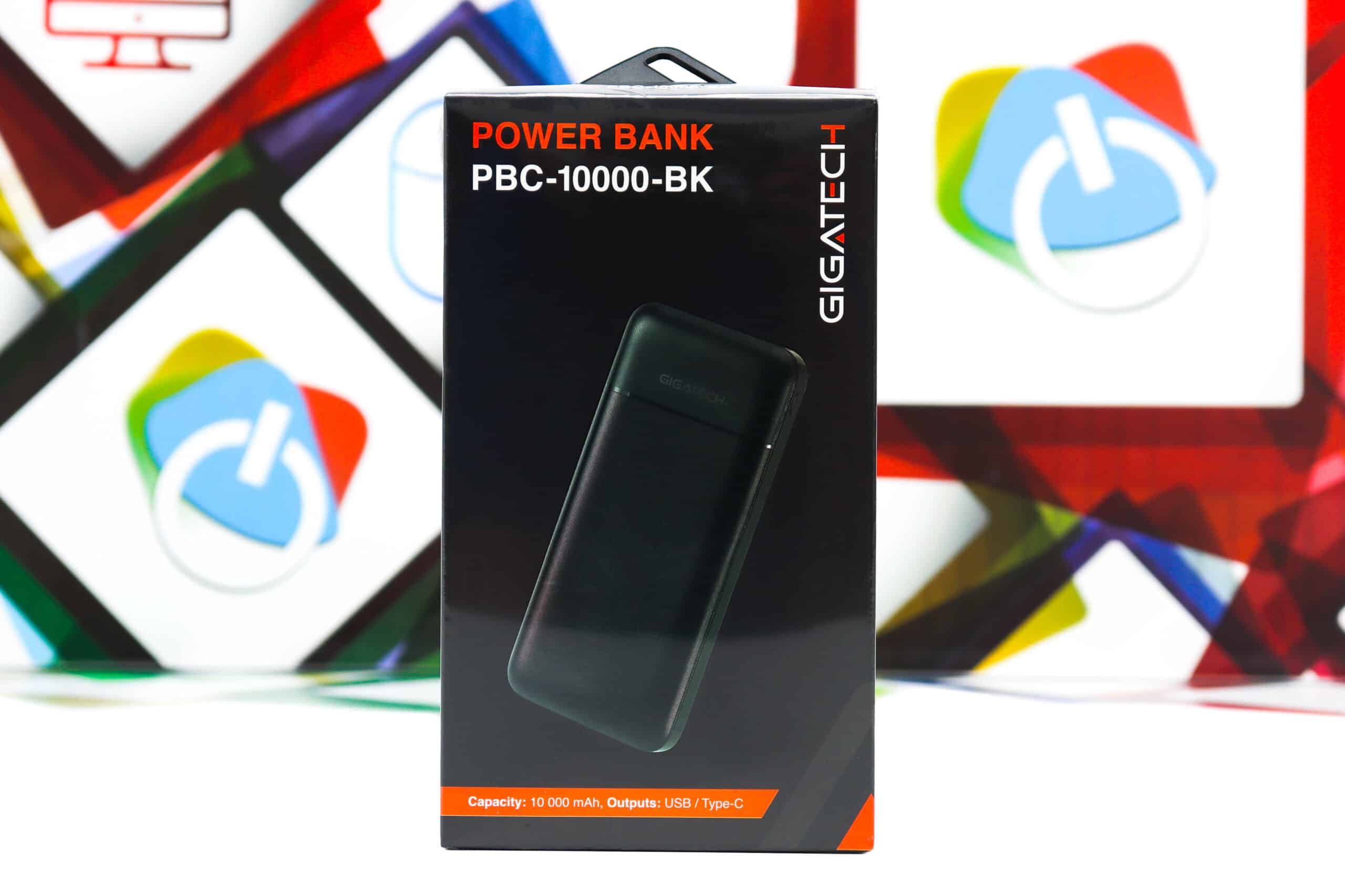 Power Bank Gigatech PBC-10000-BK 10000mAh