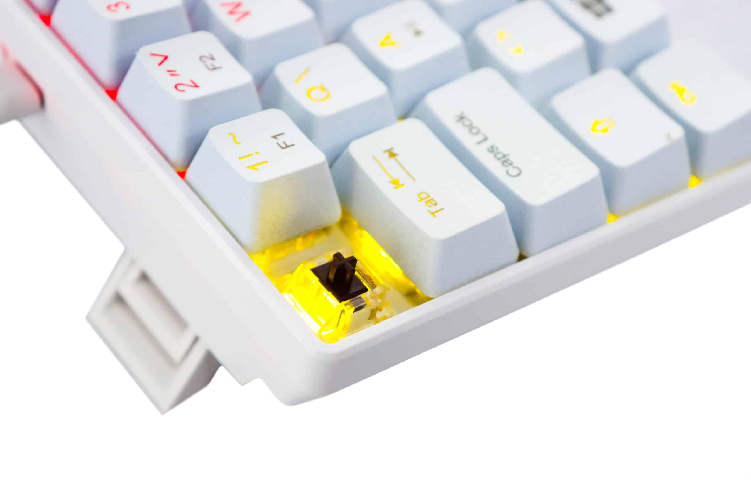 Gaming tipkovnica White Shark Shinobi mehanička LED RGB bijela brown switch - Slika 8