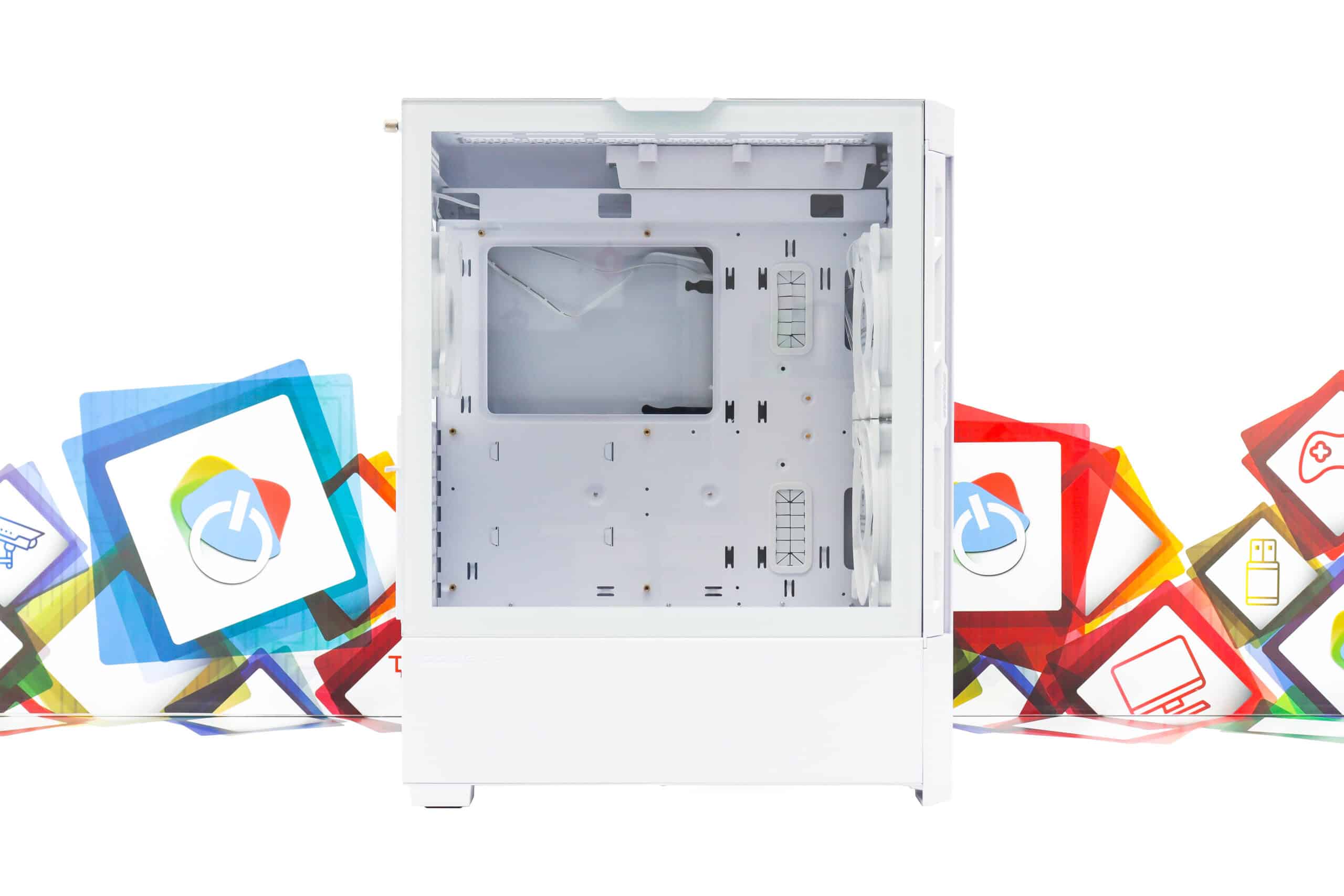 Kućište Cougar Airface RGB White MID tower - Slika 9