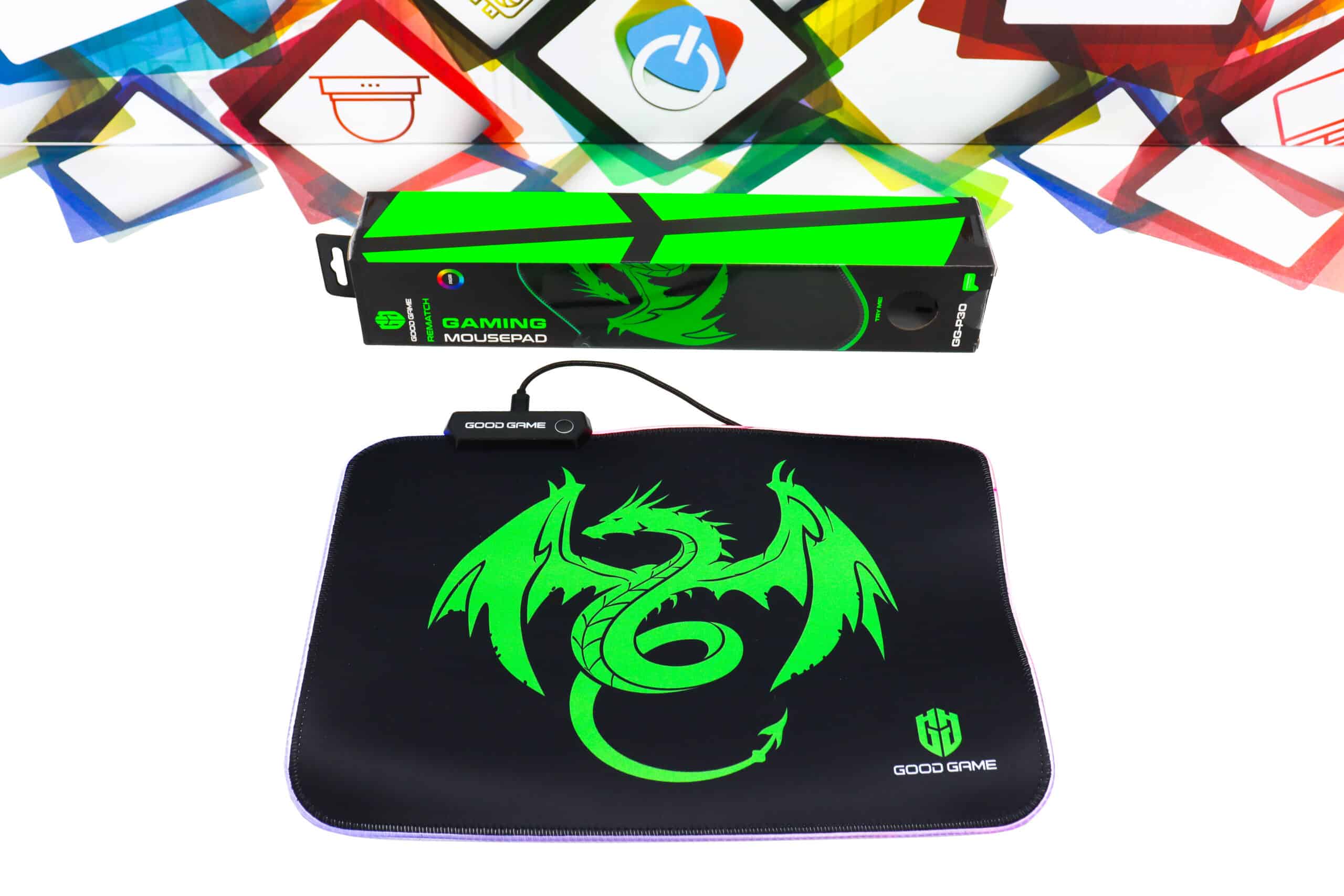 Gaming podloga za miš Good Game GG-P30 RGB 350x250mm