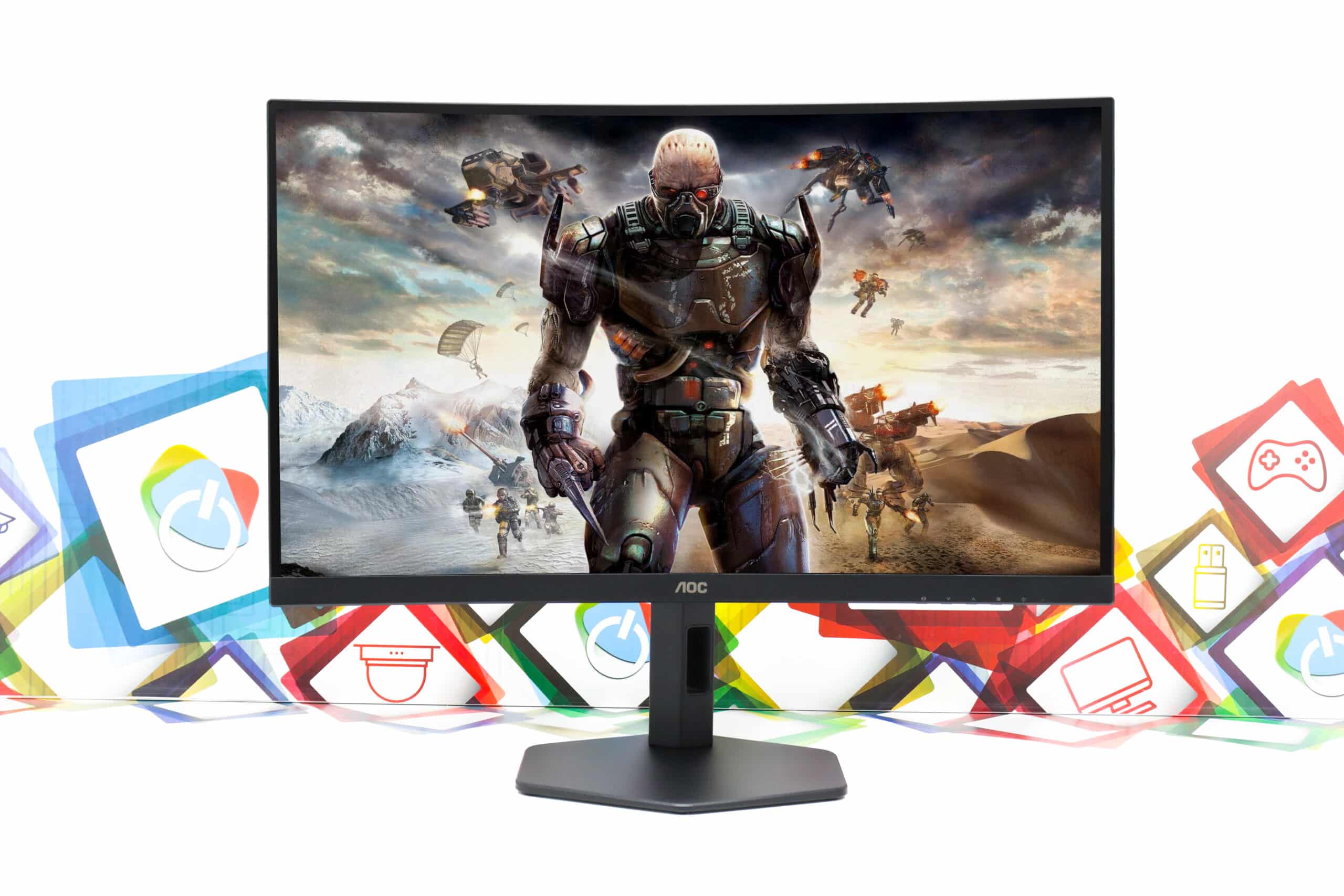 Gaming monitor AOC CQ27G4X 27'' 180Hz QHD zakrivljeni