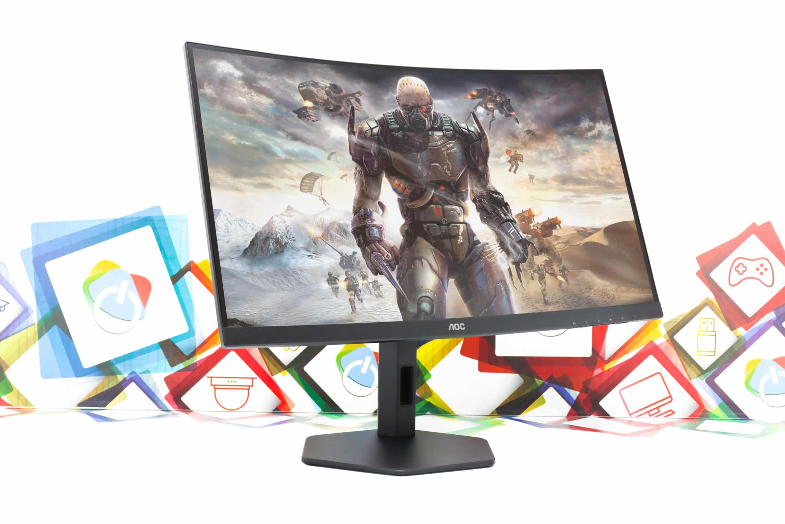 Gaming monitor AOC CQ27G4X 27'' 180Hz QHD zakrivljeni - Slika 2