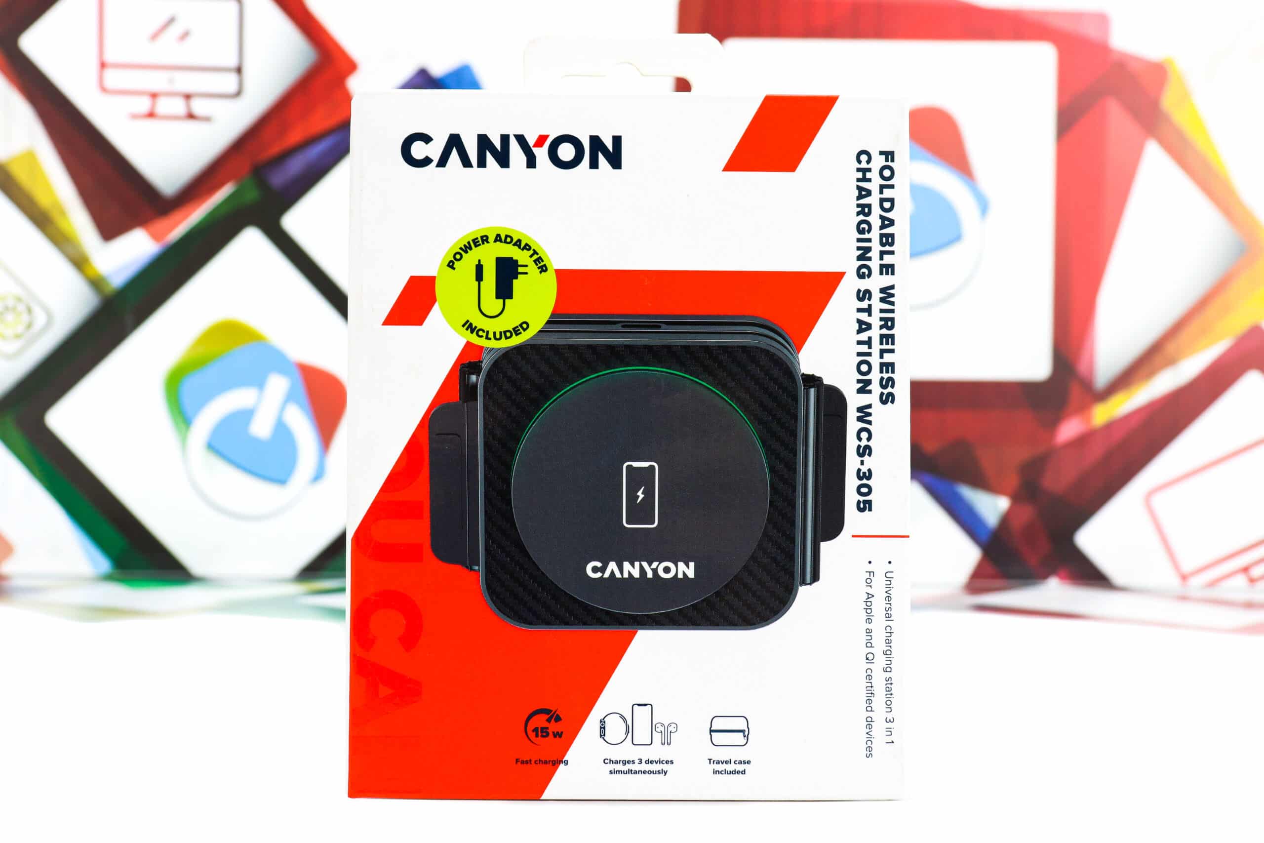Bežična sklopiva stanica za punjenje Canyon WS-305 15W