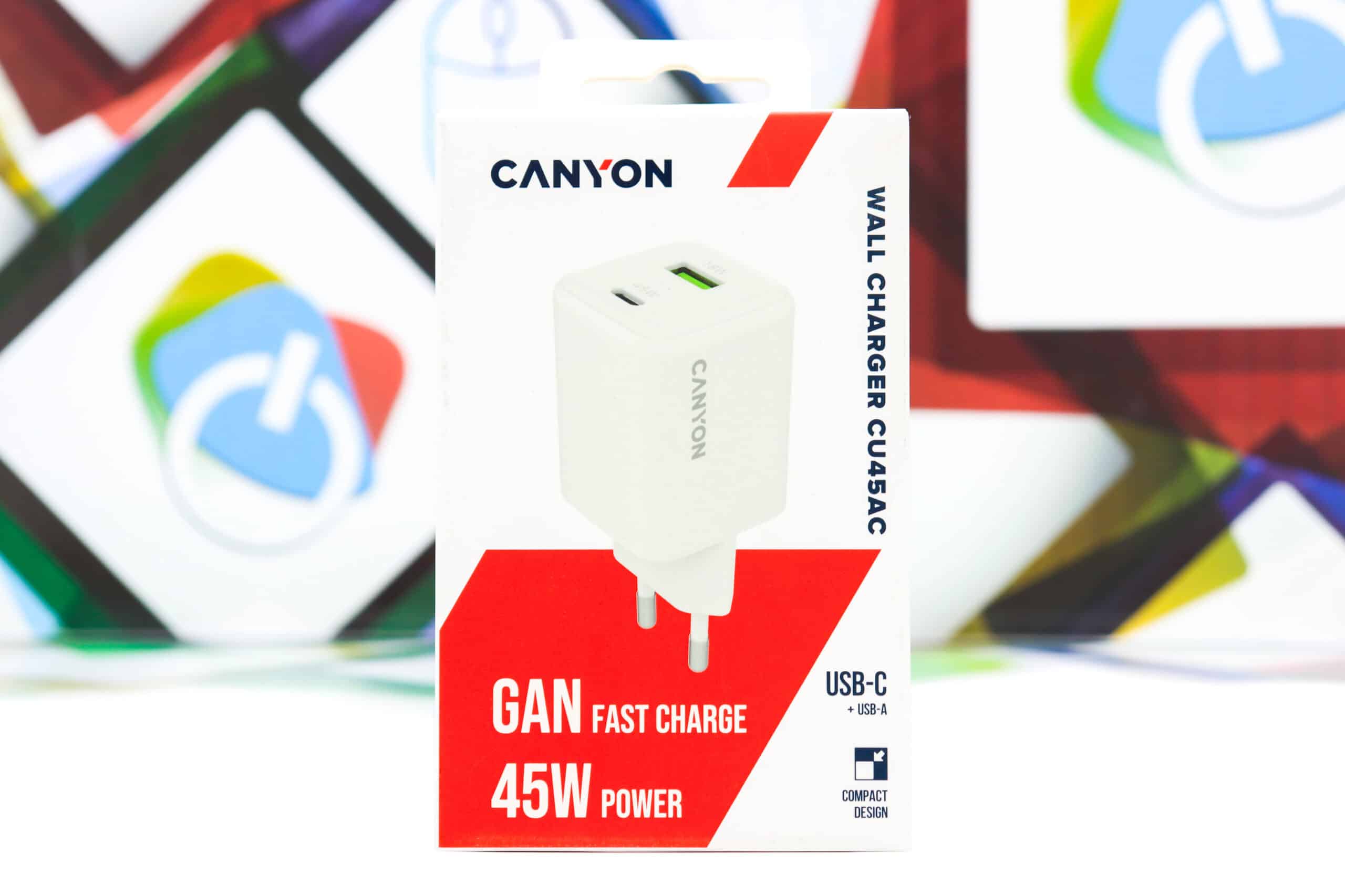 Kućni punjač Canyon Wall Charger CU45AC 45W