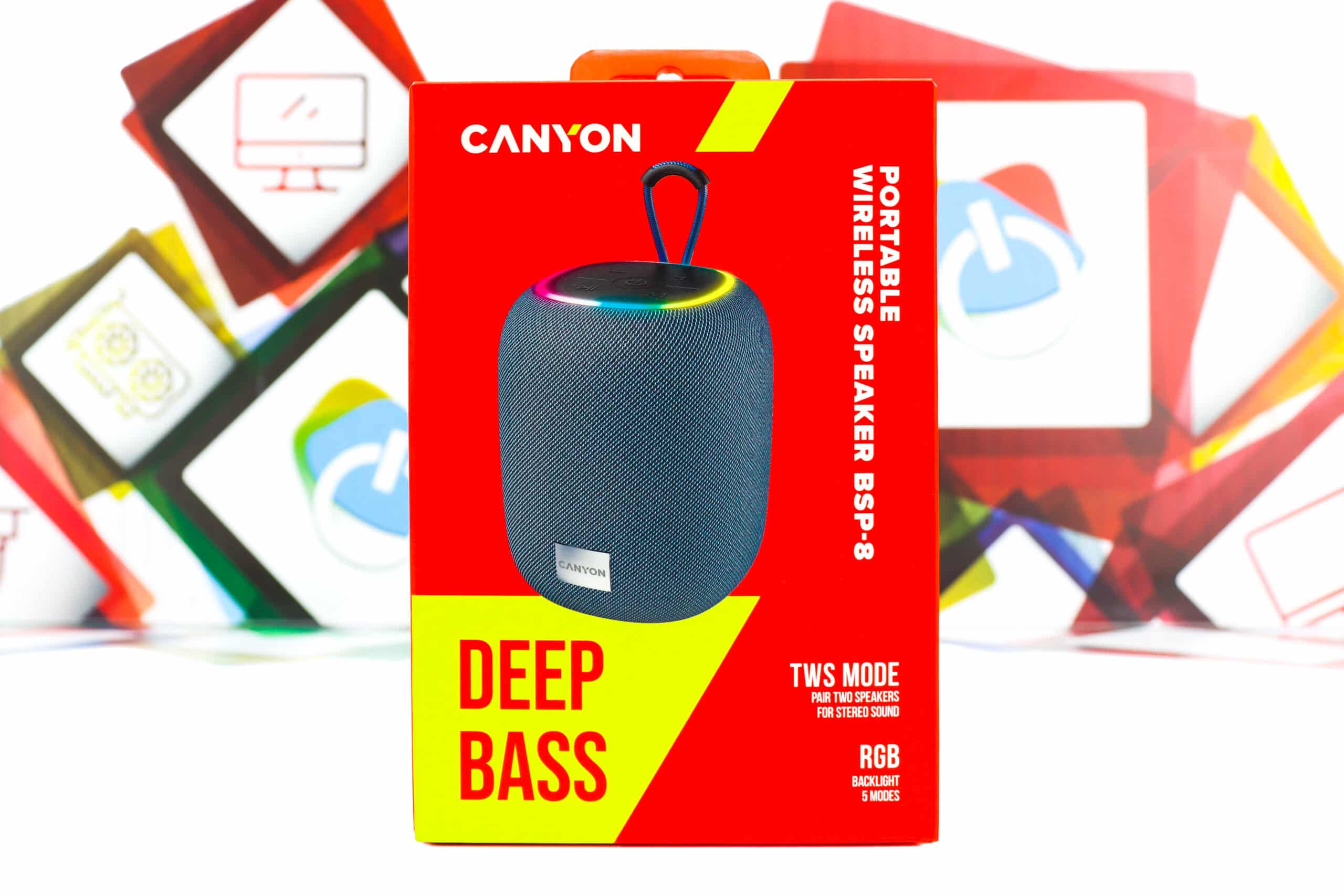 Bluetooth zvučnik Canyon BSP-8 10W sivi