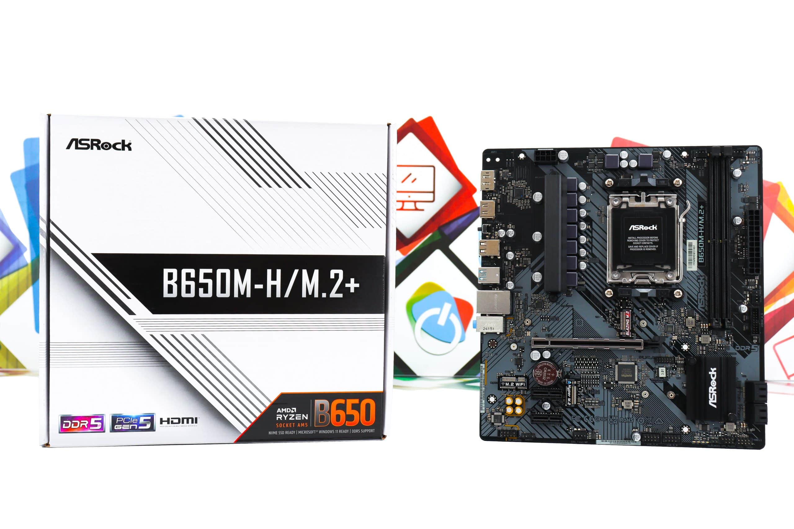 Matična ploča ASRock B650M-H/M.2+ DDR5 AM5