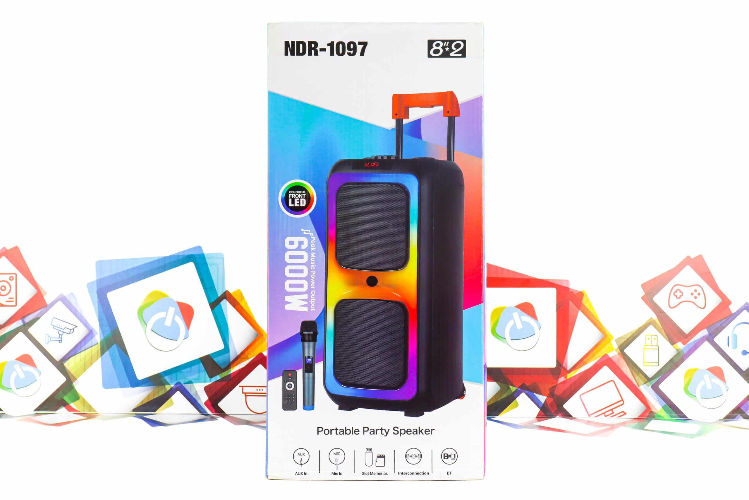 Karaoke bežični zvučnik sa mikrofonom NDR-1097
