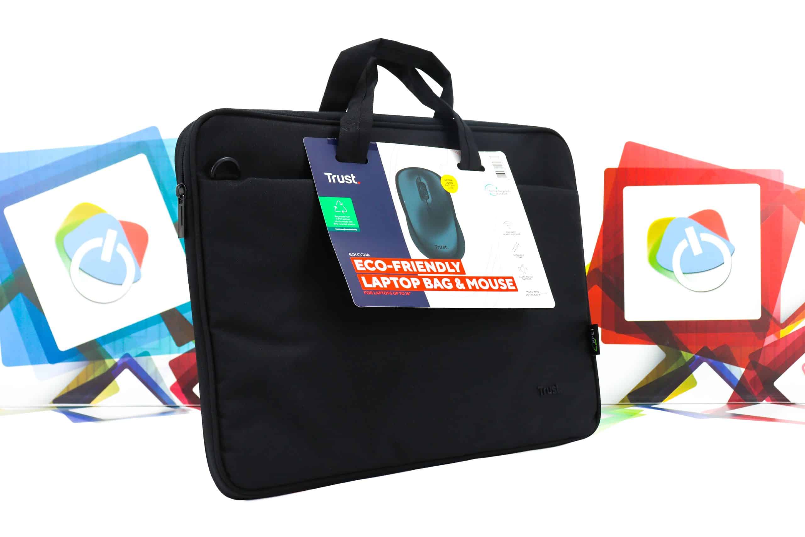 Set torba za laptop Trust Bologna do 16" i bežični miš - Slika 2