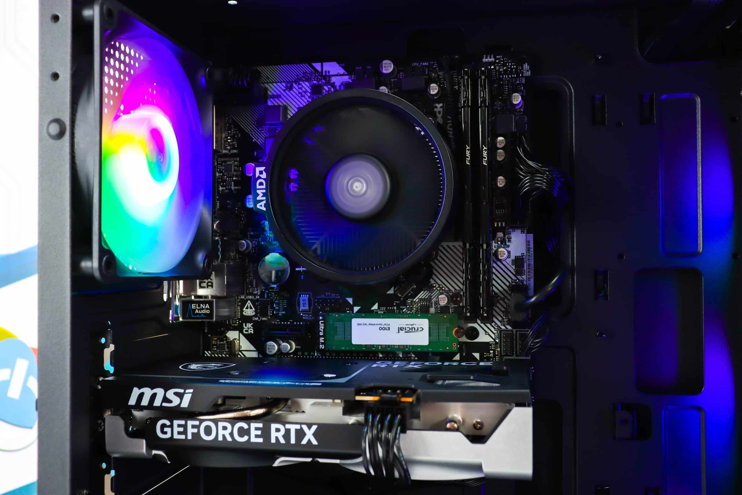 Gaming PC Cougar MX110-04 R5 5500 RTX 5060 480GB SSD 16GB DDR4 - Slika 11