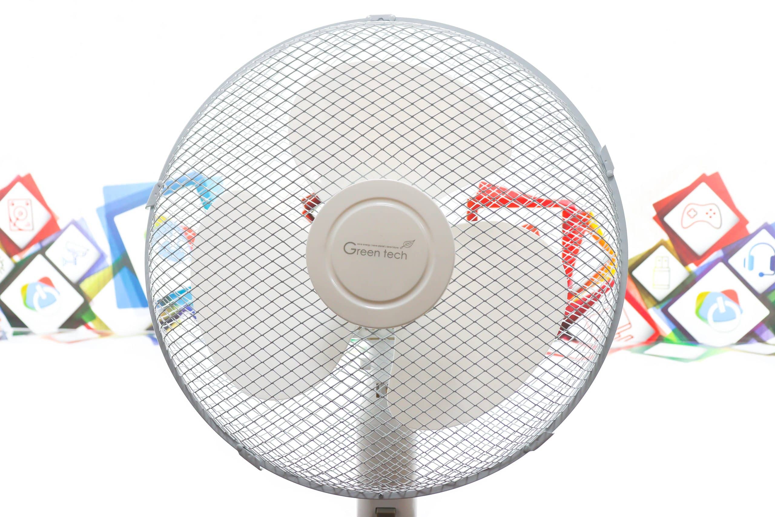 Ventilator s postoljem Green Tech G-F-40-WH 50W 16" - Slika 7