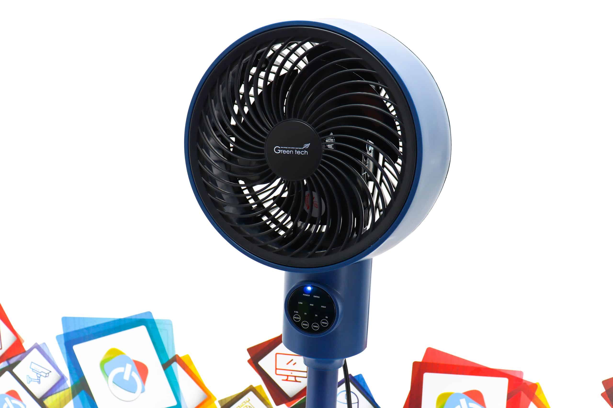 Ventilator s postoljem Green Tech G-F9-BR 35W 9" - Slika 7