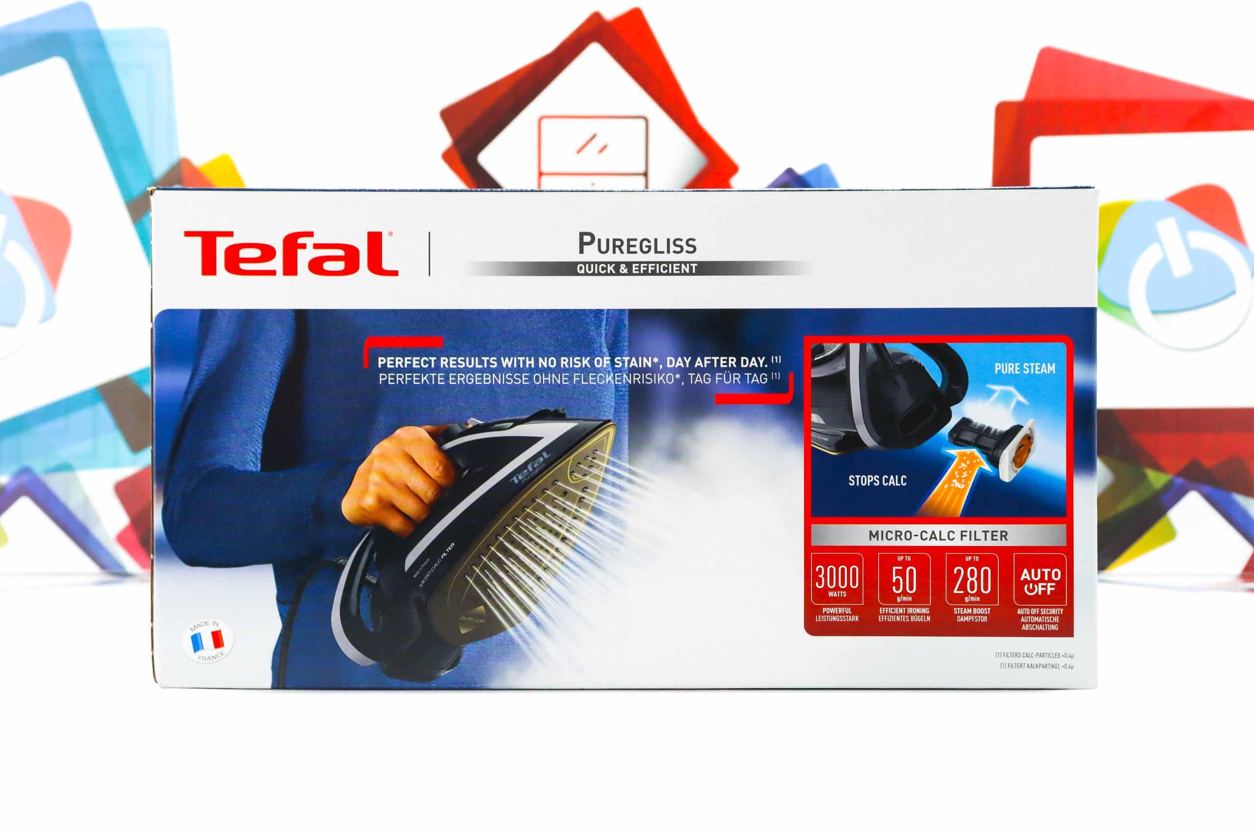 Pegla na paru Tefal Puregliss FV8062E0 3000W
