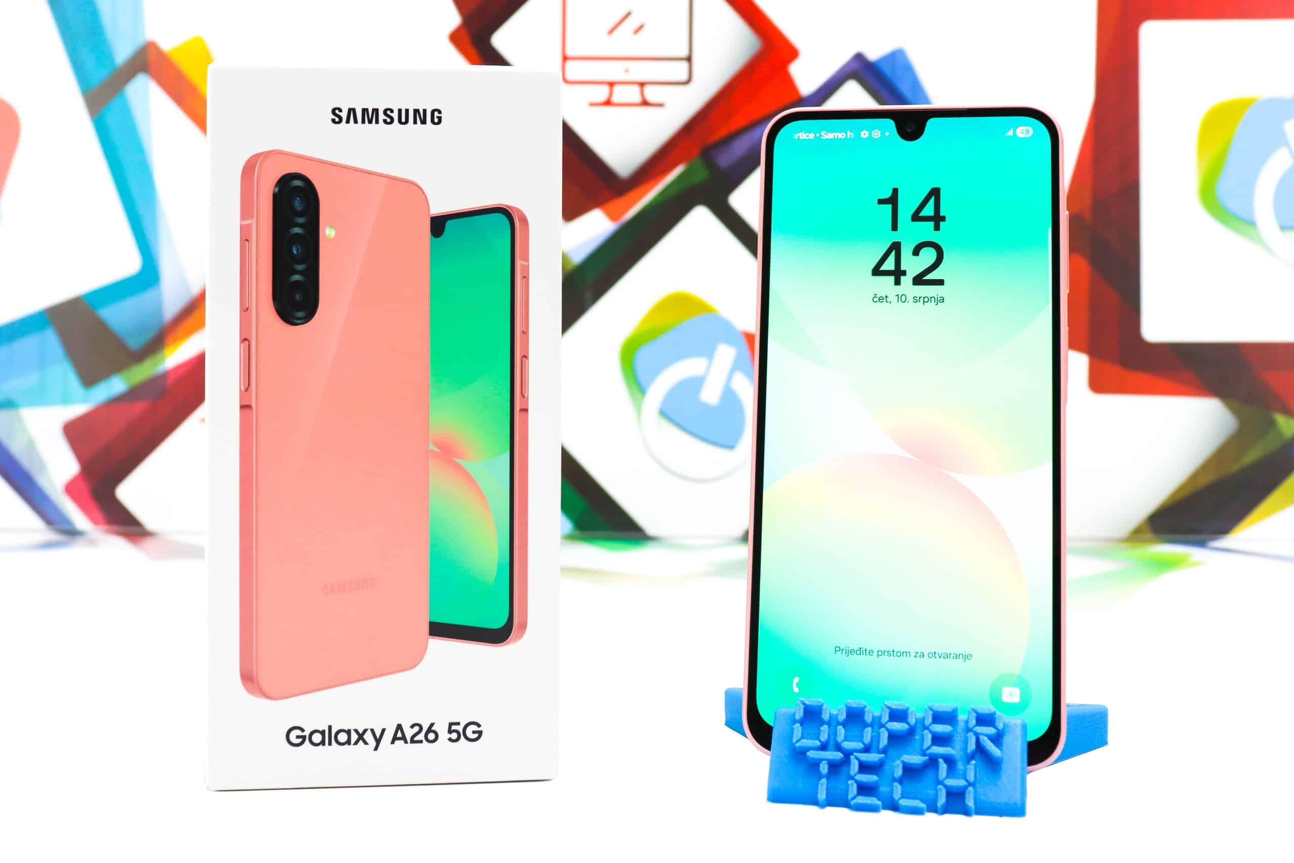 Smartphone Samsung Galaxy A26 5G 8GB / 256GB Peach Pink
