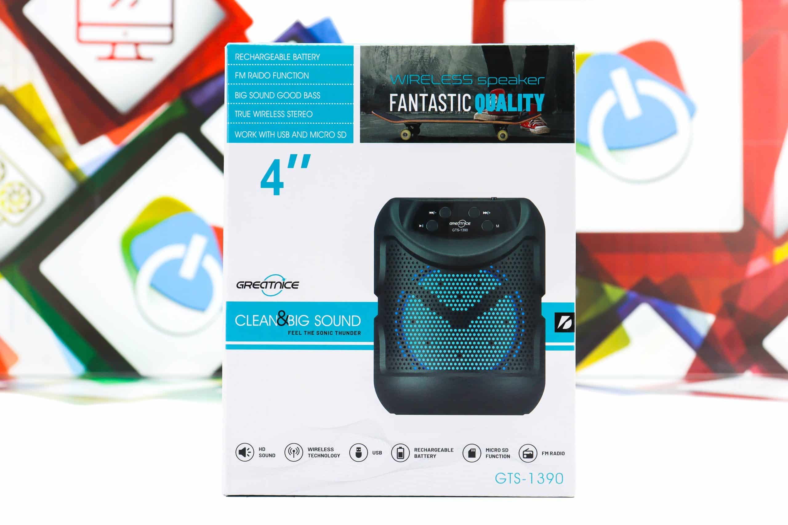 Bluetooth zvučnik Greatnice GTS-1390 5W RGB