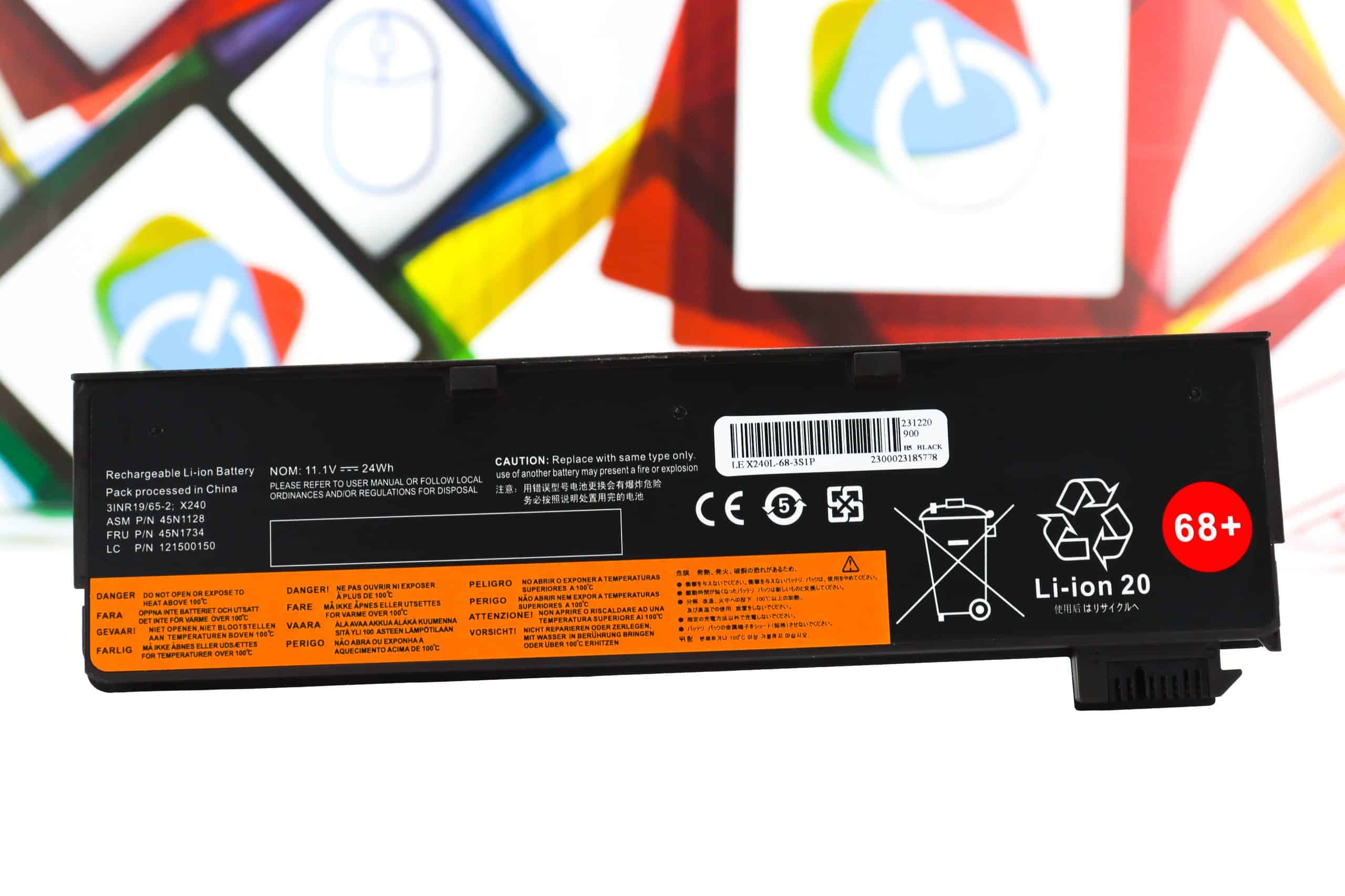 Baterija za laptop Lenovo L450 T440 X240 S440 11,1V 24Wh